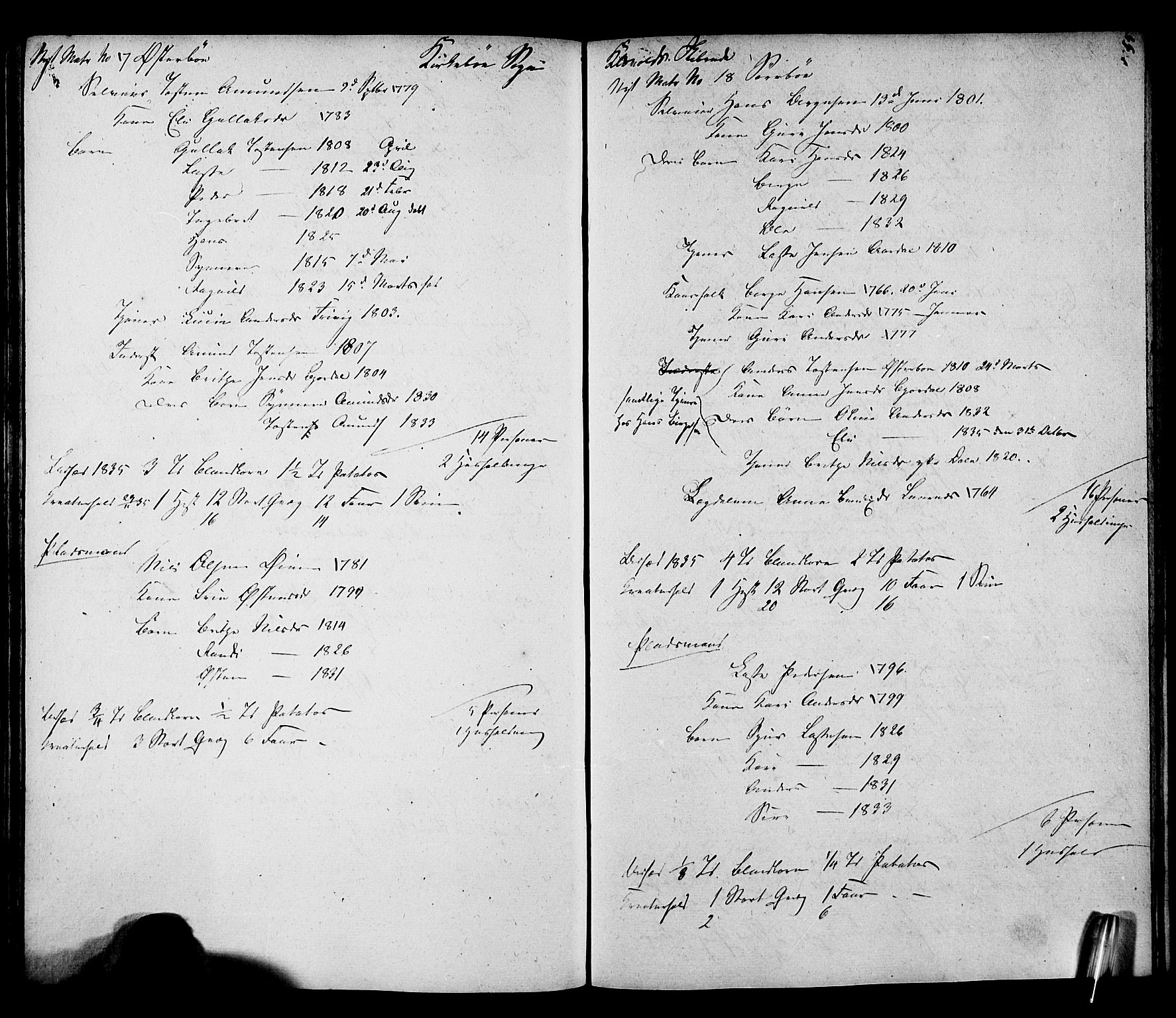 , Census 1835 for Lavik, 1835, p. 59