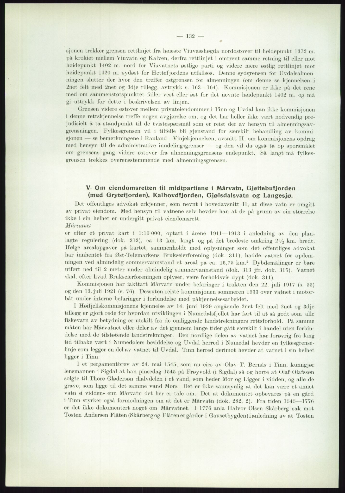 Høyfjellskommisjonen, RA/S-1546/X/Xa/L0001: Nr. 1-33, 1909-1953, p. 1902