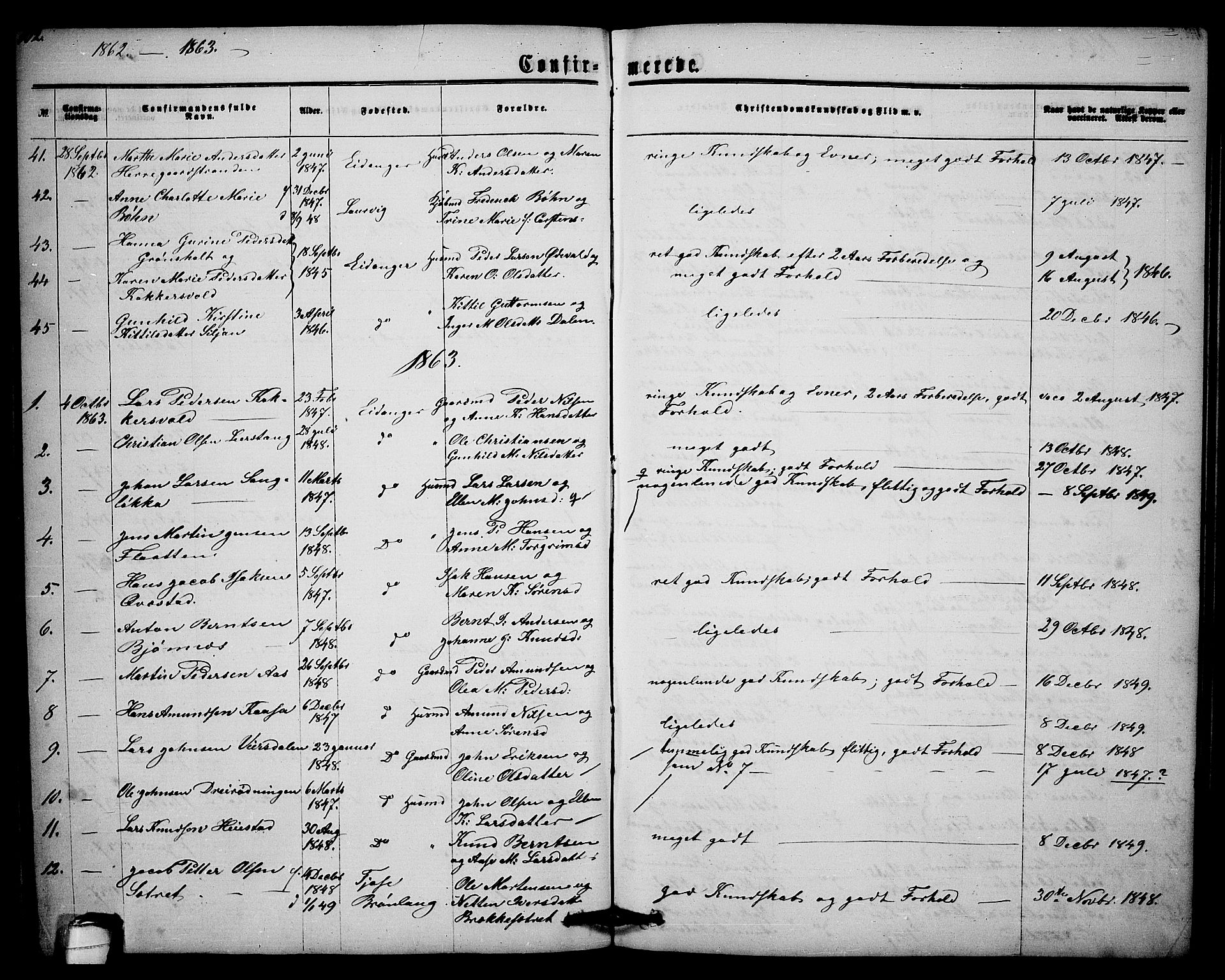 Eidanger kirkebøker, SAKO/A-261/G/Ga/L0001: Parish register (copy) no. 1, 1863-1878, p. 102
