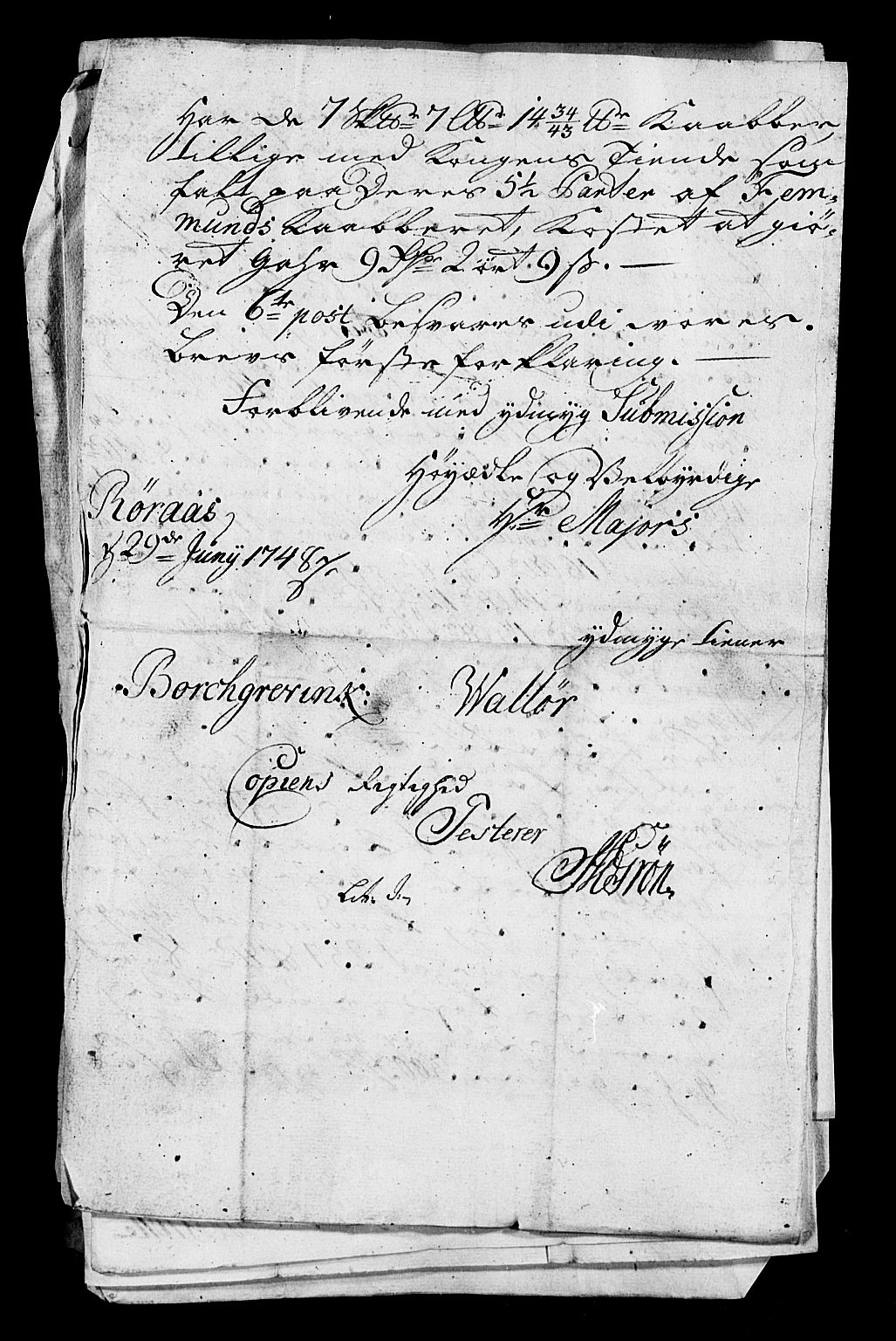 Forsvaret, Generalauditøren, RA/RAFA-1772/F/Fj/Fja/L0012: --, 1748-1816, p. 159