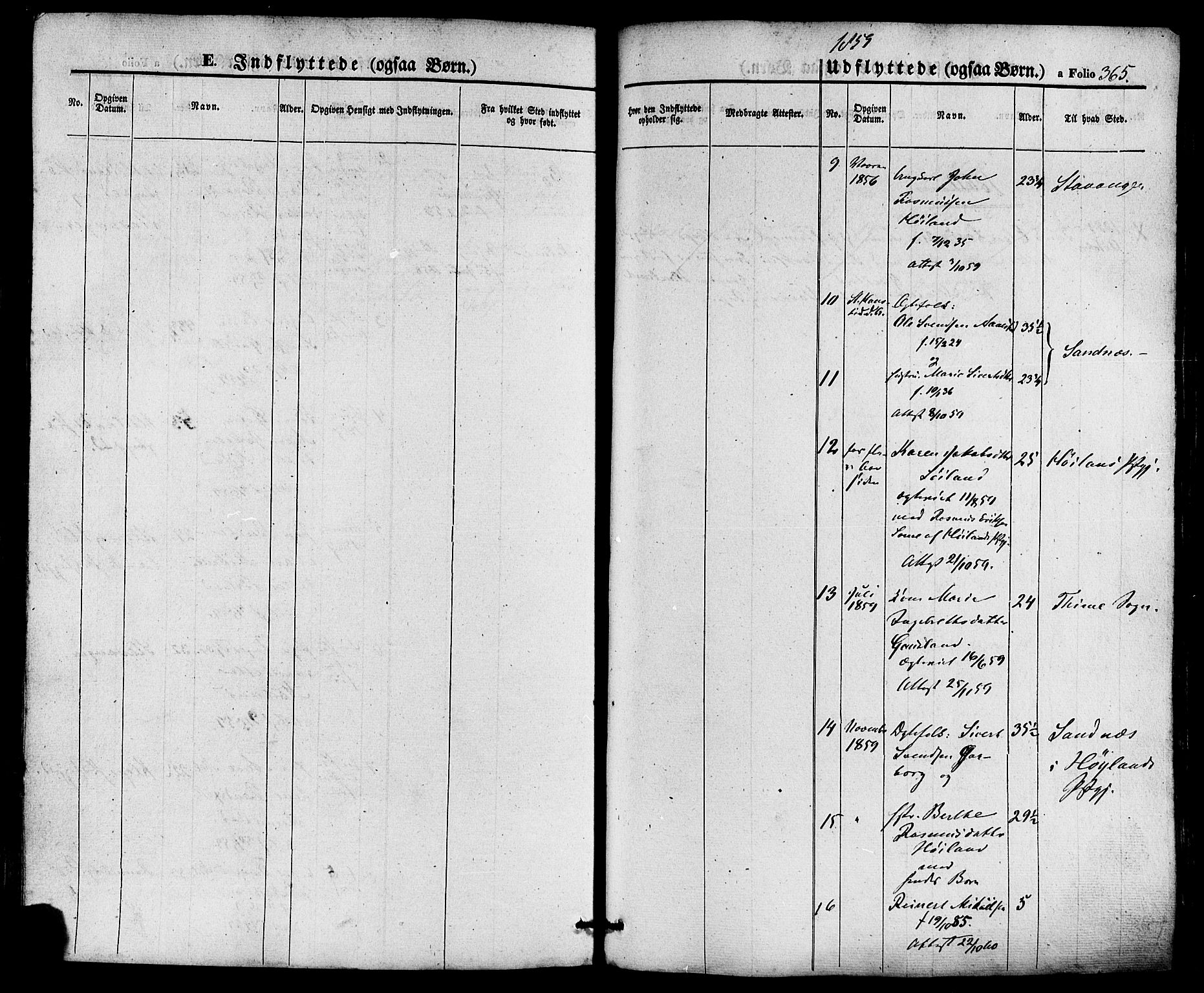 Hå sokneprestkontor, AV/SAST-A-101801/001/30BA/L0008: Parish register (official) no. A 7, 1853-1878, p. 365