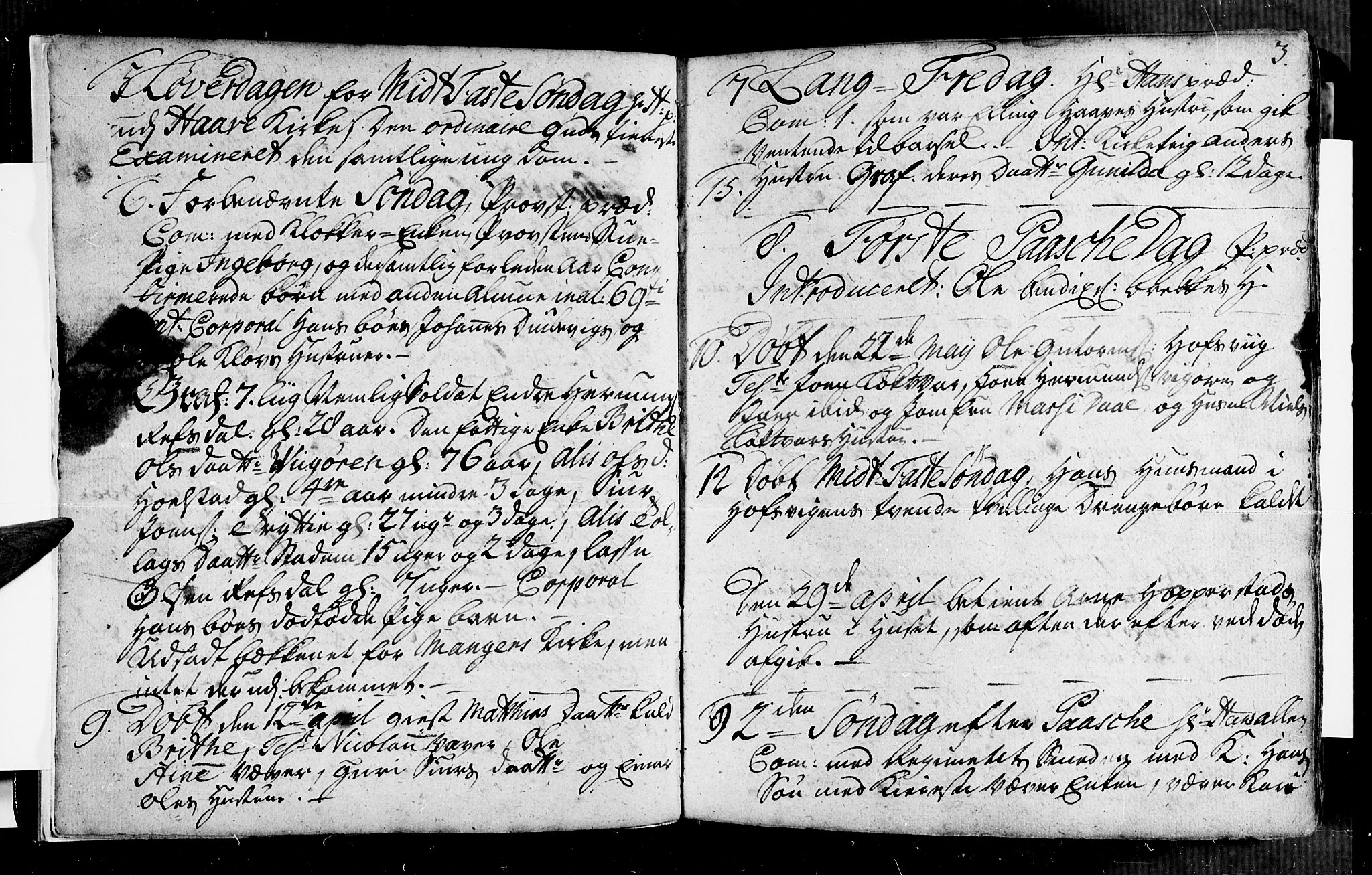 Vik sokneprestembete, AV/SAB-A-81501/H/Haa/Haaa/L0002: Parish register (official) no. A 2 / 1, 1740-1757, p. 3