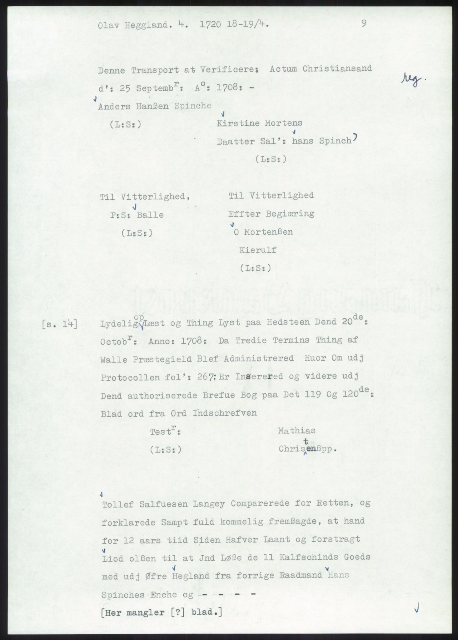 Samlinger til kildeutgivelse, Diplomavskriftsamlingen, AV/RA-EA-4053/H/Ha, p. 1560