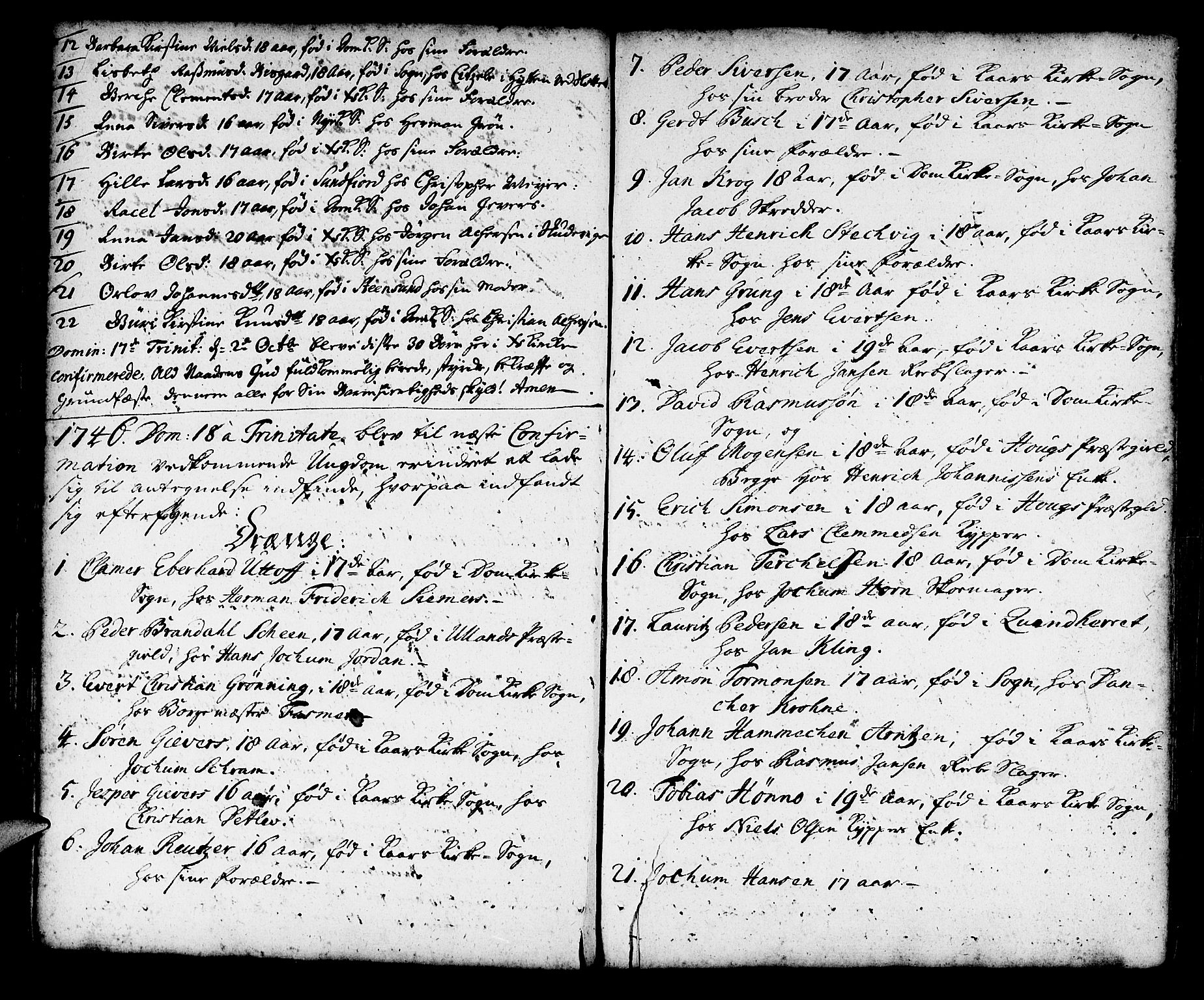 Korskirken sokneprestembete, AV/SAB-A-76101/H/Haa/L0007: Parish register (official) no. A 7, 1736-1839, p. 32