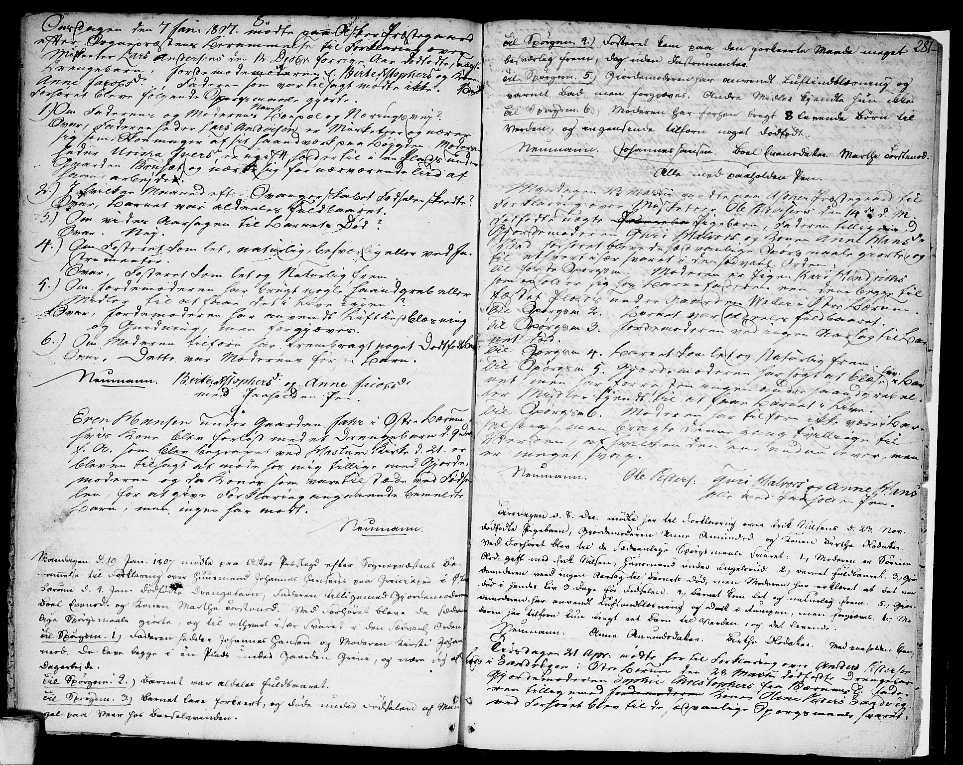 Asker prestekontor Kirkebøker, SAO/A-10256a/F/Fa/L0003: Parish register (official) no. I 3, 1767-1807, p. 281