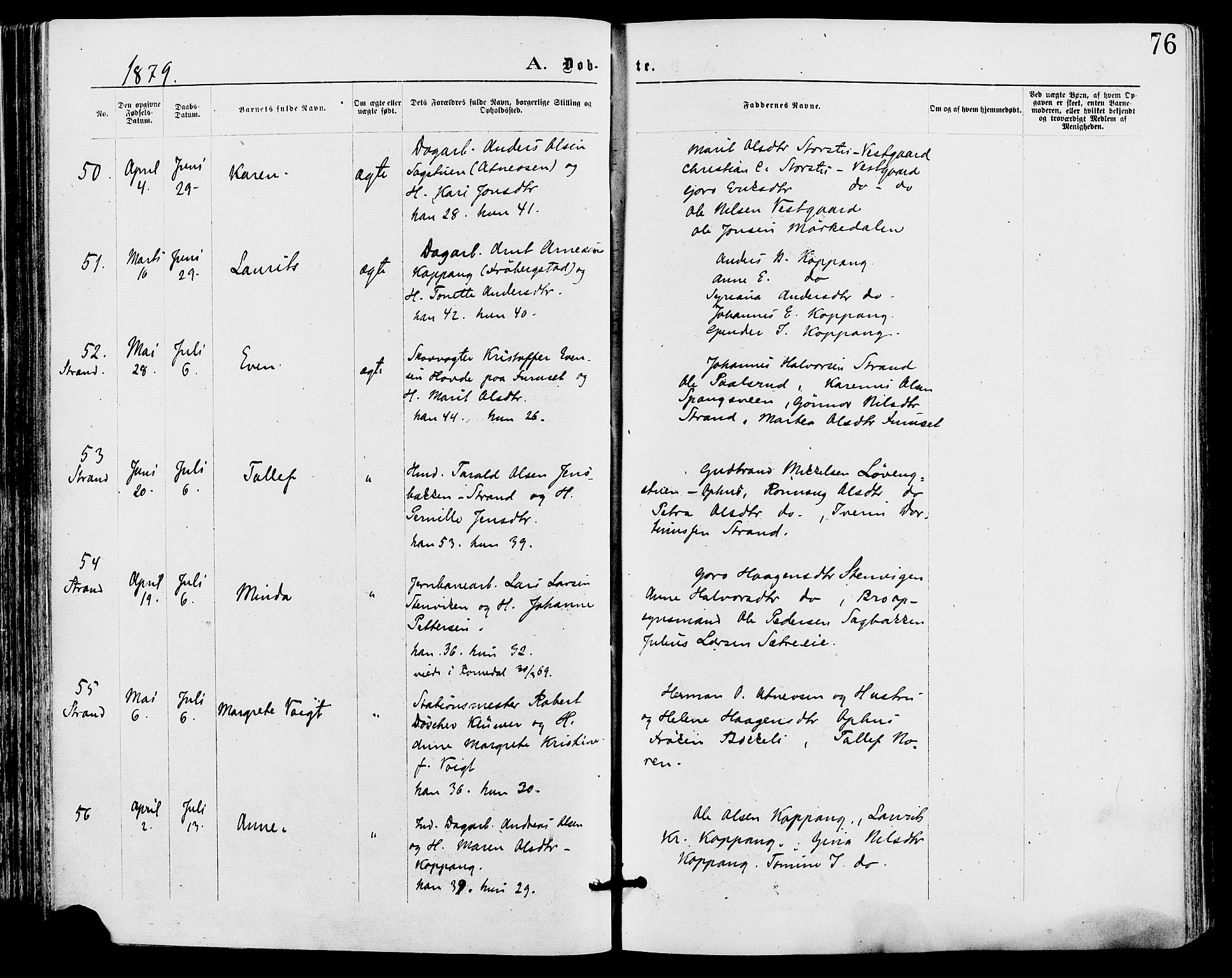 Stor-Elvdal prestekontor, AV/SAH-PREST-052/H/Ha/Haa/L0001: Parish register (official) no. 1, 1871-1882, p. 76