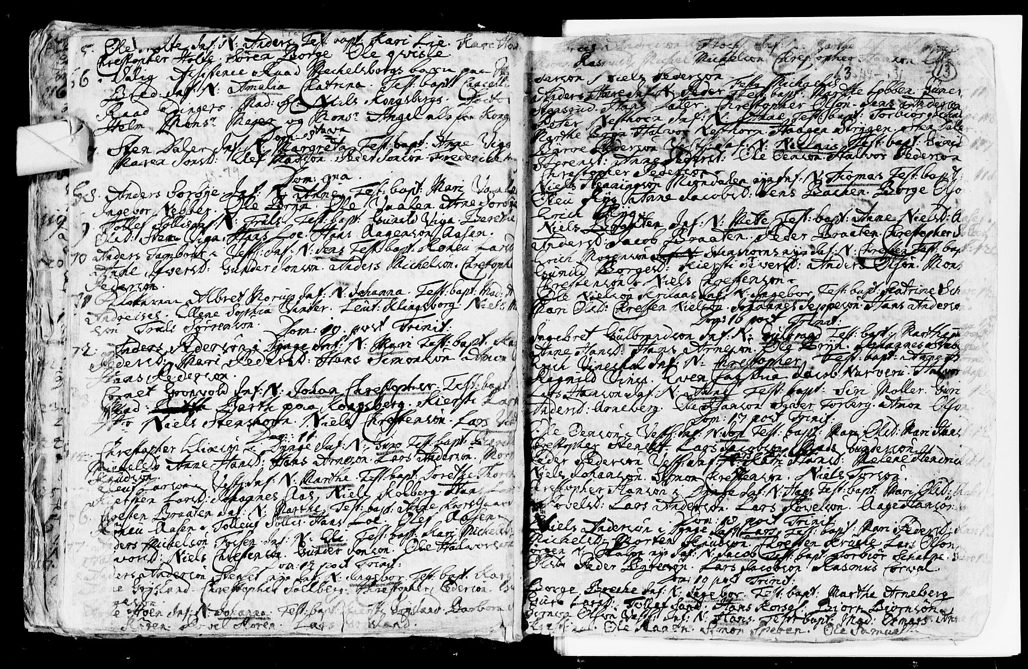 Eiker kirkebøker, SAKO/A-4/F/Fa/L0003: Parish register (official) no. I 3, 1724-1753, p. 13
