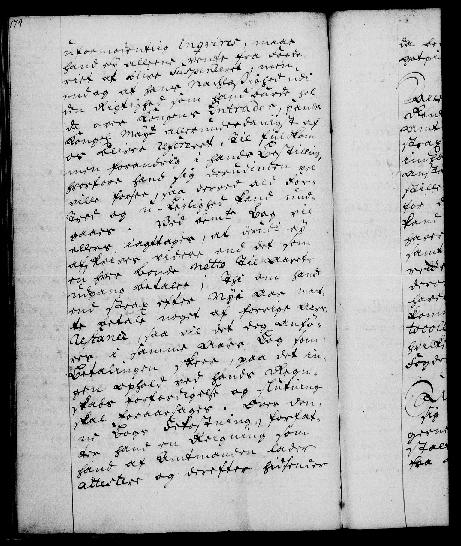 Rentekammeret, Kammerkanselliet, RA/EA-3111/G/Gg/Ggi/L0003: Norsk instruksjonsprotokoll med register (merket RK 53.36), 1751-1775, p. 174