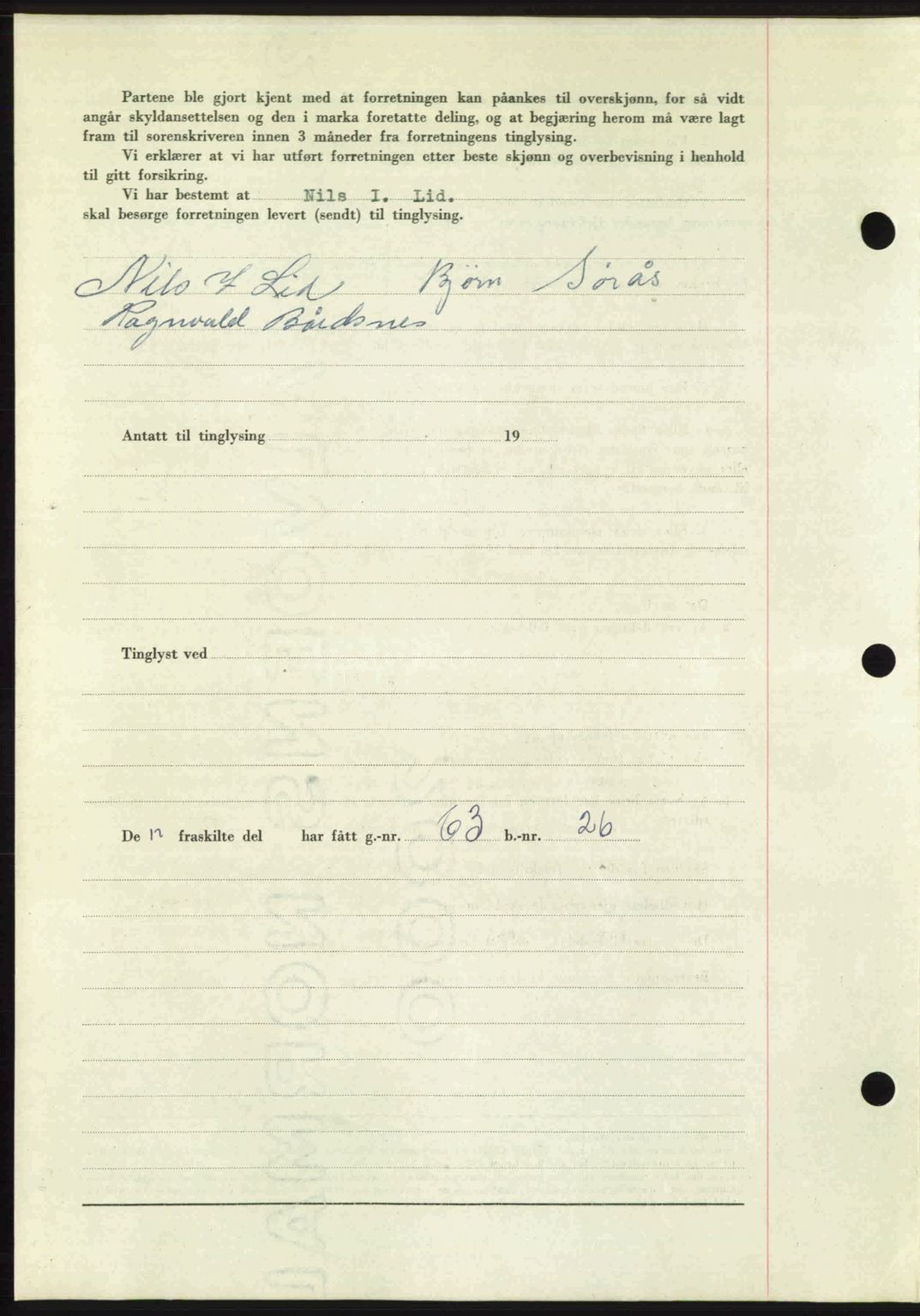 Romsdal sorenskriveri, AV/SAT-A-4149/1/2/2C: Mortgage book no. A28, 1948-1949, Diary no: : 3285/1948