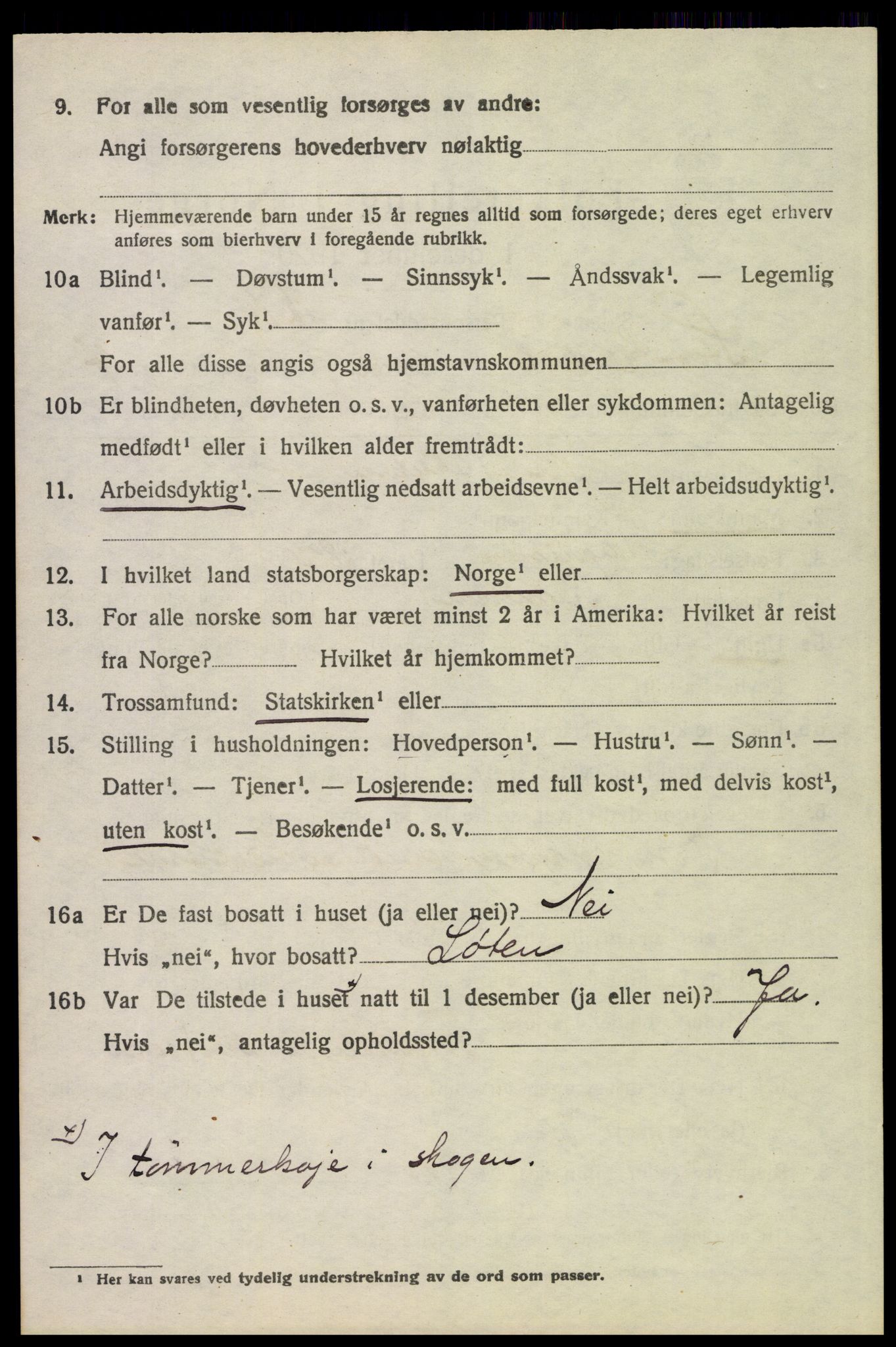 SAH, 1920 census for Stor-Elvdal, 1920, p. 4405