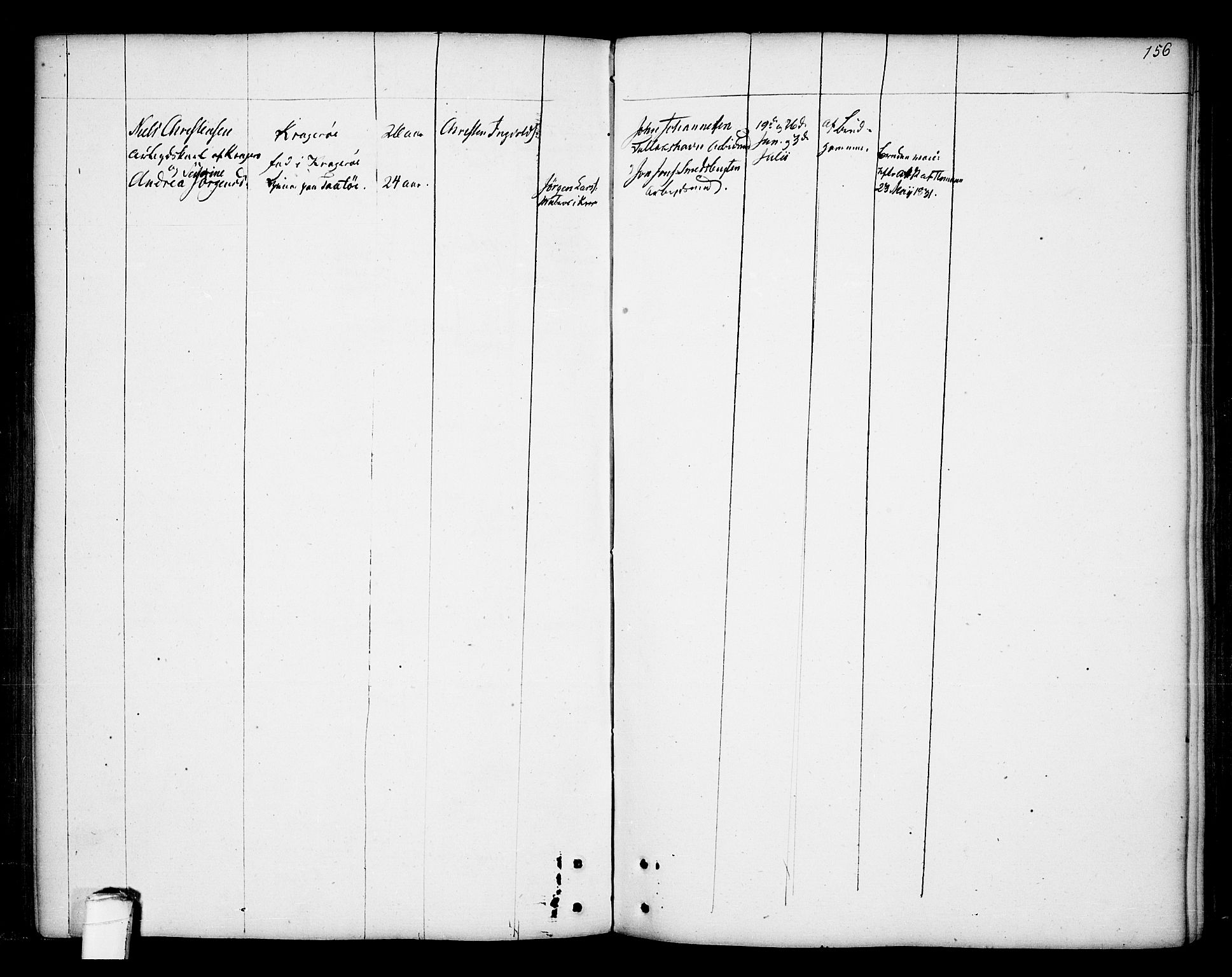 Kragerø kirkebøker, SAKO/A-278/F/Fa/L0002: Parish register (official) no. 2, 1767-1802, p. 156