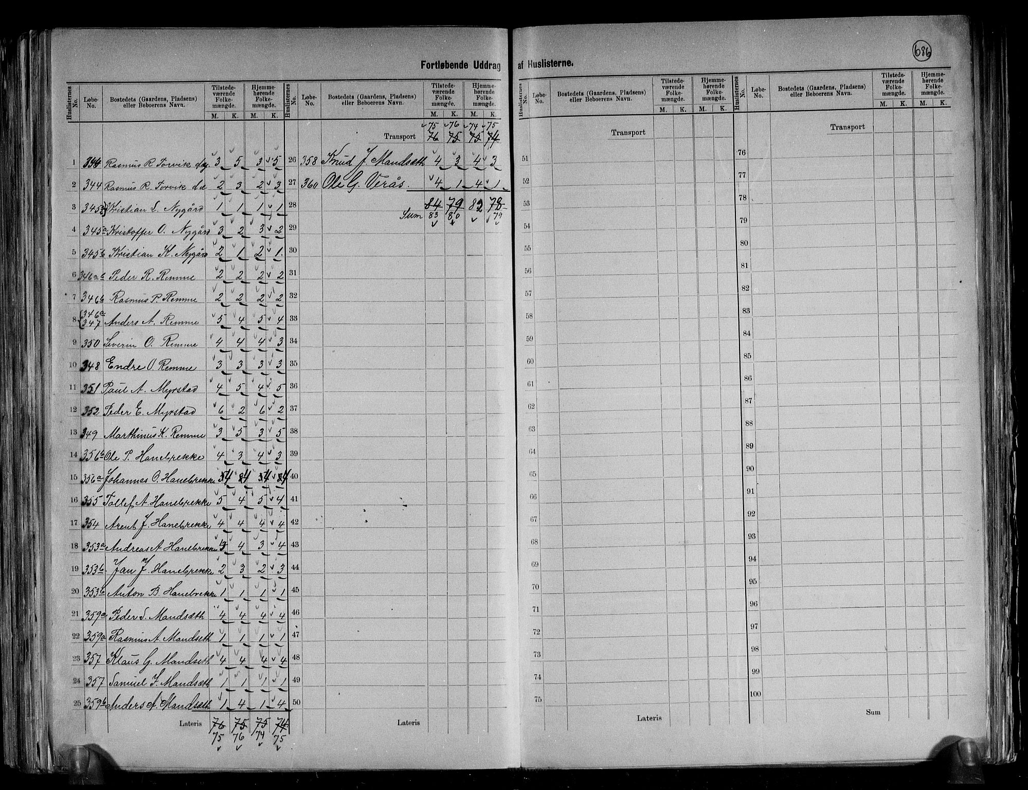 RA, 1891 census for 1443 Eid, 1891, p. 26