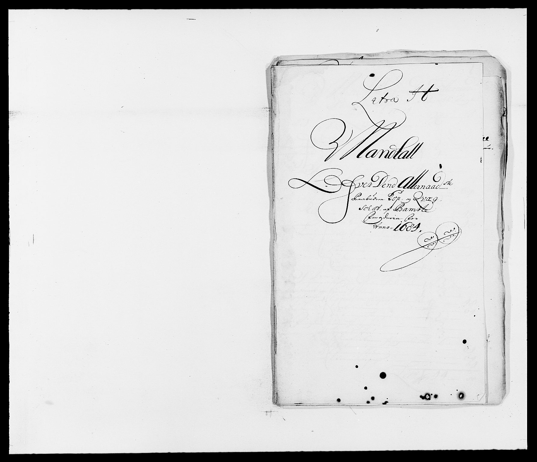 Rentekammeret inntil 1814, Reviderte regnskaper, Fogderegnskap, AV/RA-EA-4092/R34/L2047: Fogderegnskap Bamble, 1684, p. 139