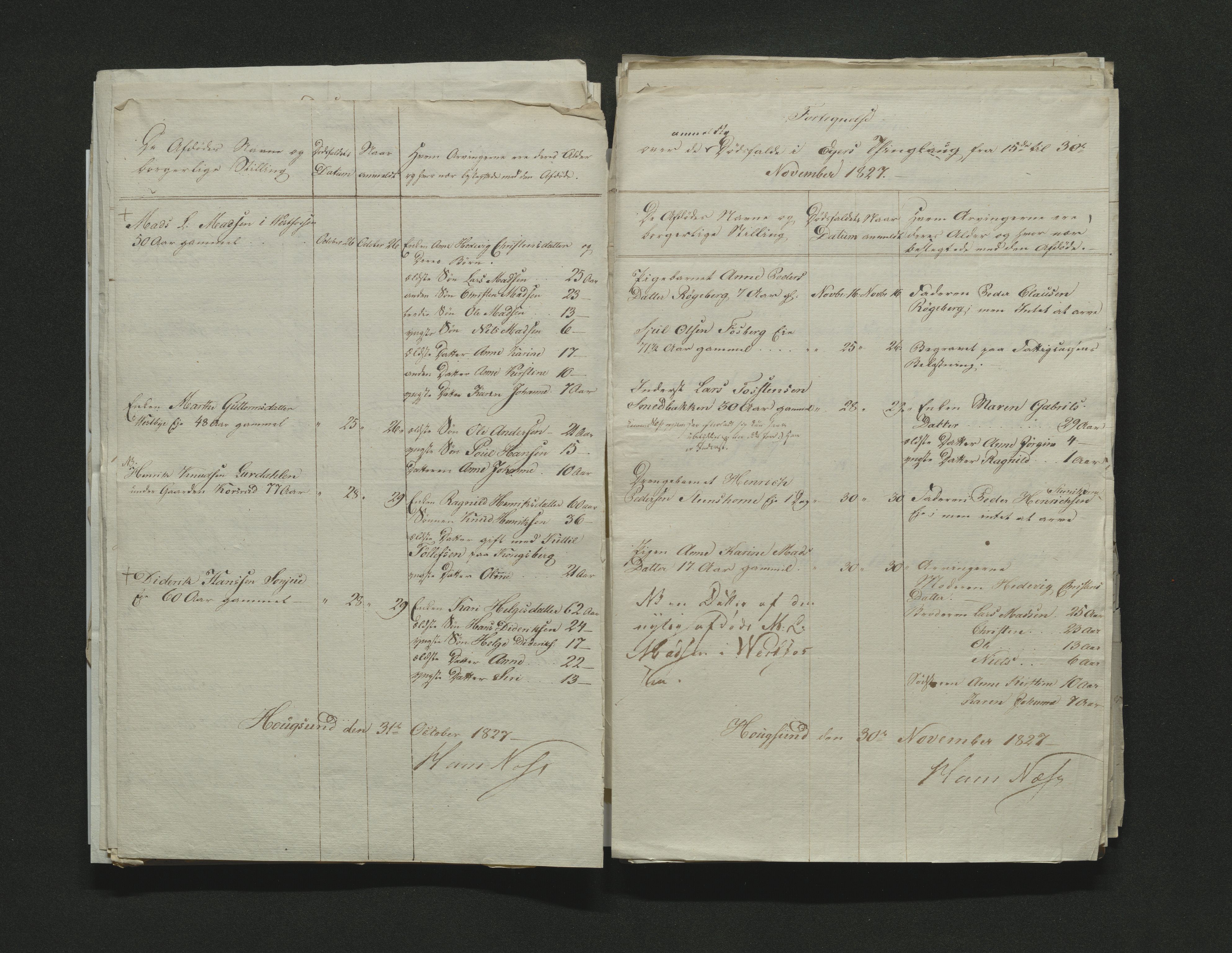 Eiker, Modum og Sigdal sorenskriveri, AV/SAKO-A-123/H/Ha/Hab/L0002: Dødsfallsmeldinger, 1823-1829, p. 174