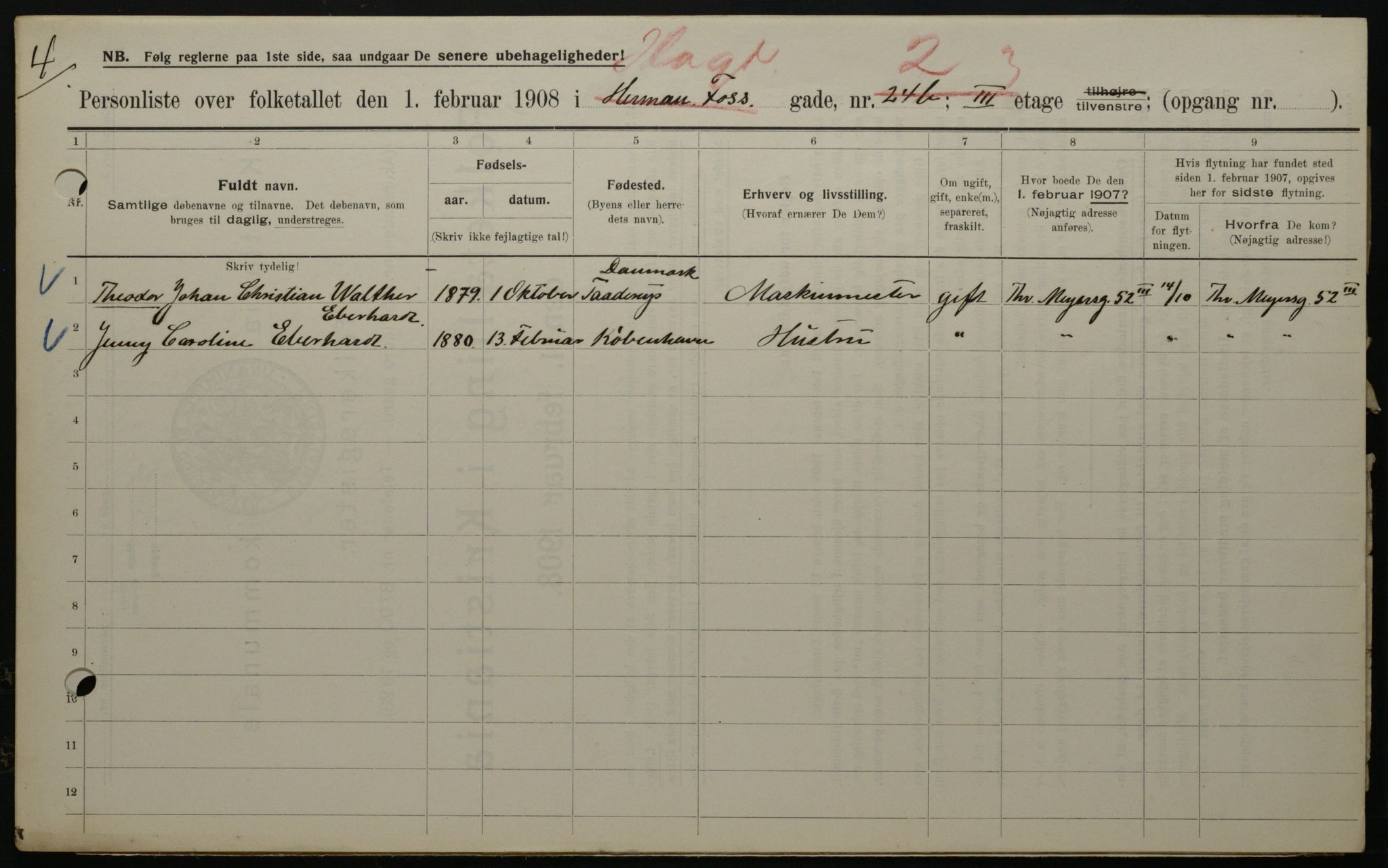 OBA, Municipal Census 1908 for Kristiania, 1908, p. 38802