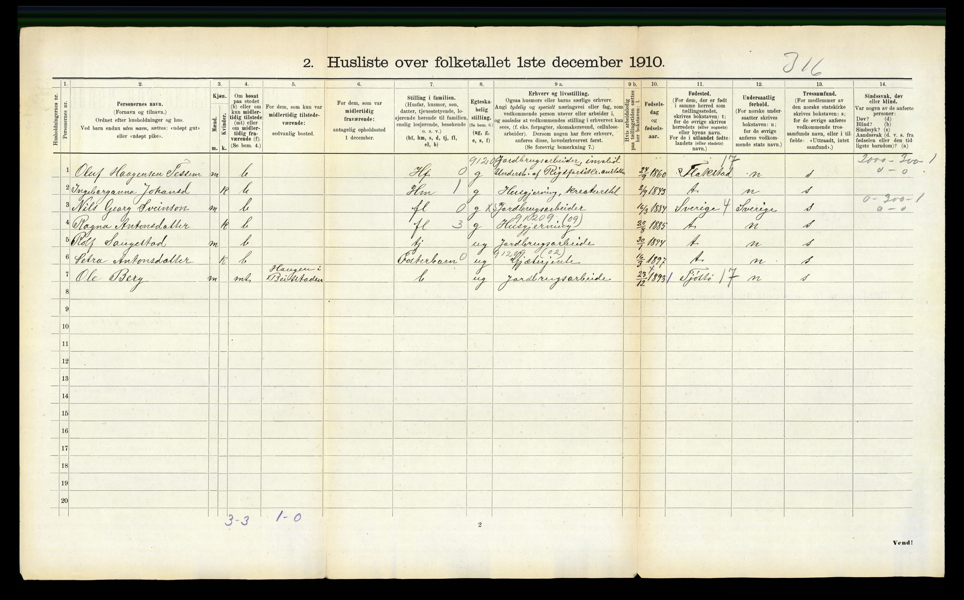 RA, 1910 census for Beitstad, 1910, p. 716