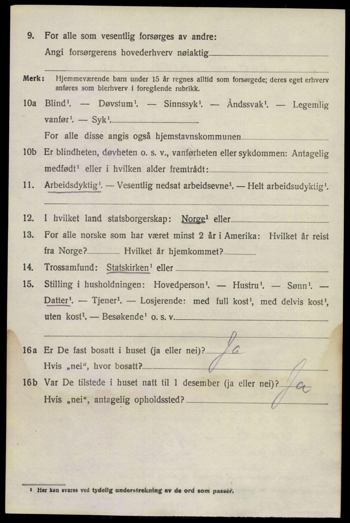 SAKO, 1920 census for Brunlanes, 1920, p. 6146