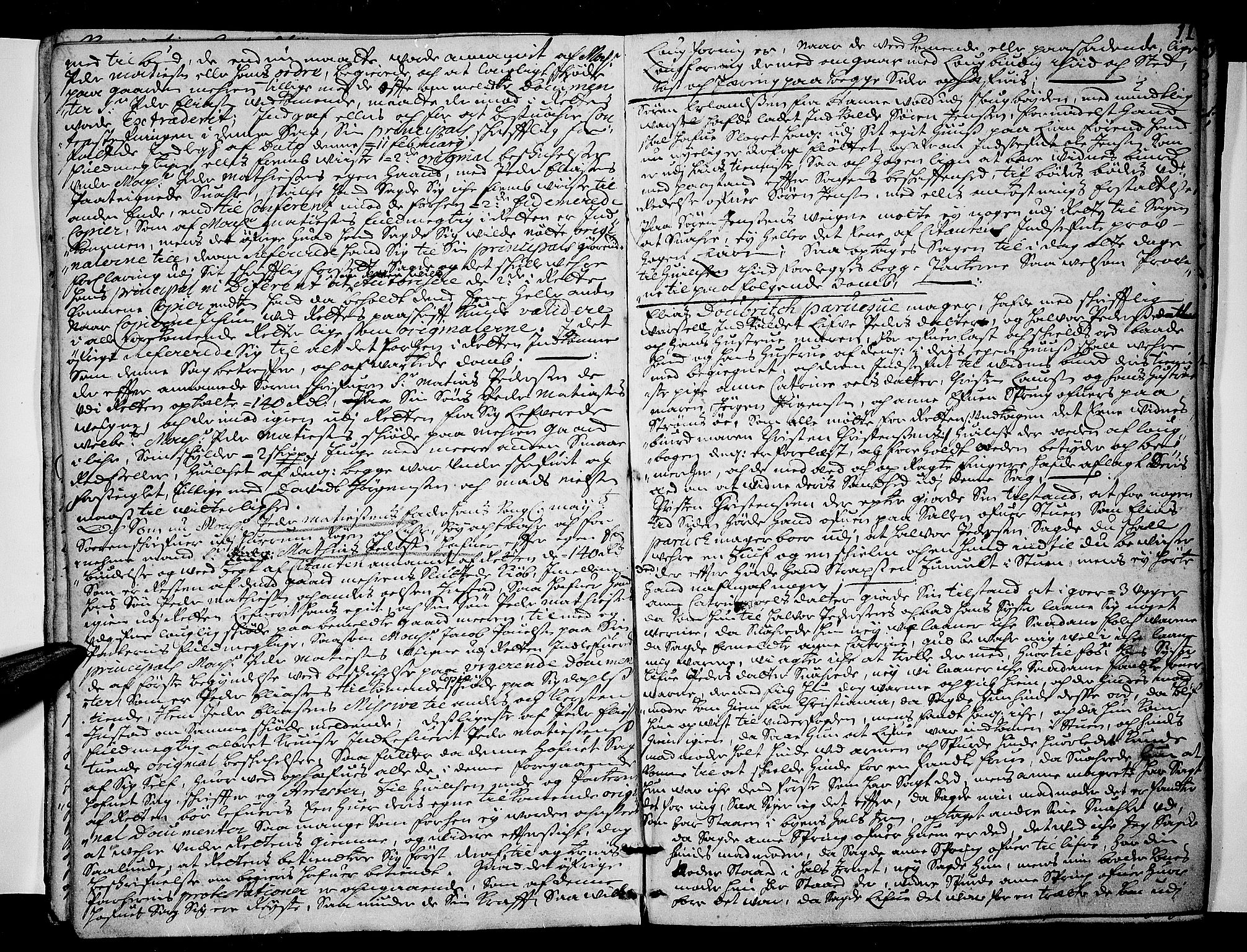Drammen byfogd, AV/SAKO-A-222/F/Fa/L0026: Tingbok for Bragernes, 1697-1698, p. 10b-11a