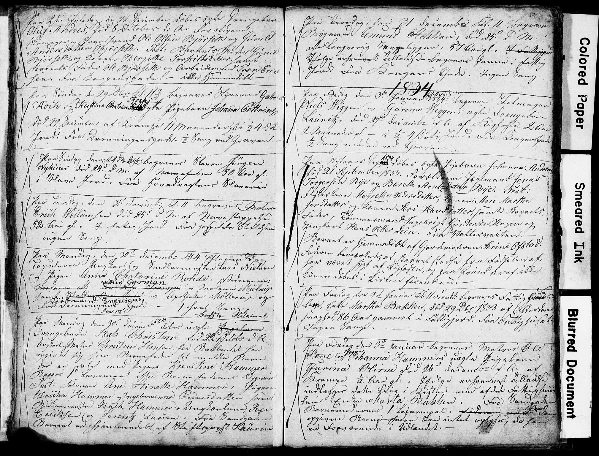 Ministerialprotokoller, klokkerbøker og fødselsregistre - Sør-Trøndelag, SAT/A-1456/601/L0082: Parish register (copy) no. 601C00, 1833-1834, p. 16-17