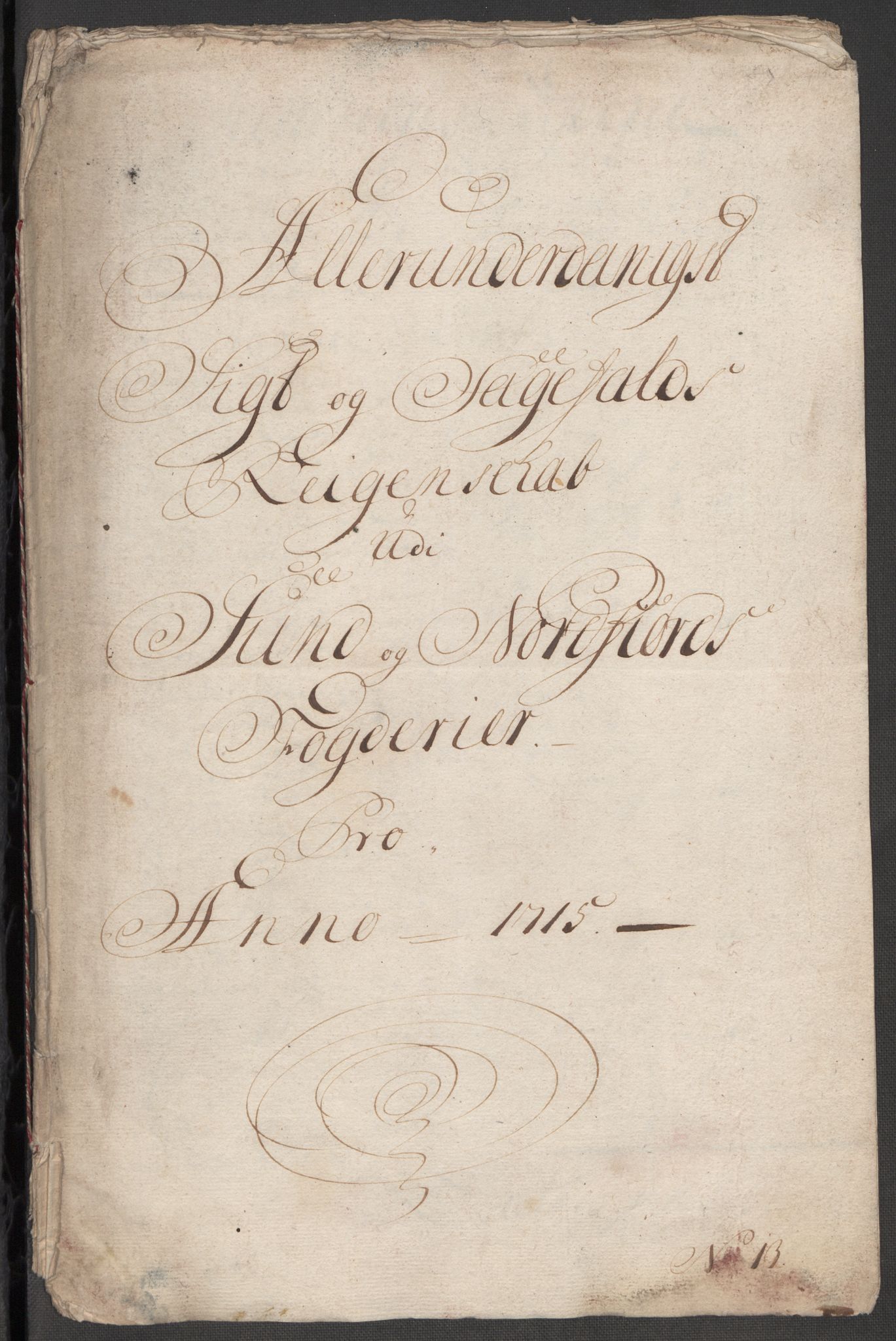 Rentekammeret inntil 1814, Reviderte regnskaper, Fogderegnskap, RA/EA-4092/R53/L3439: Fogderegnskap Sunn- og Nordfjord, 1715, p. 374