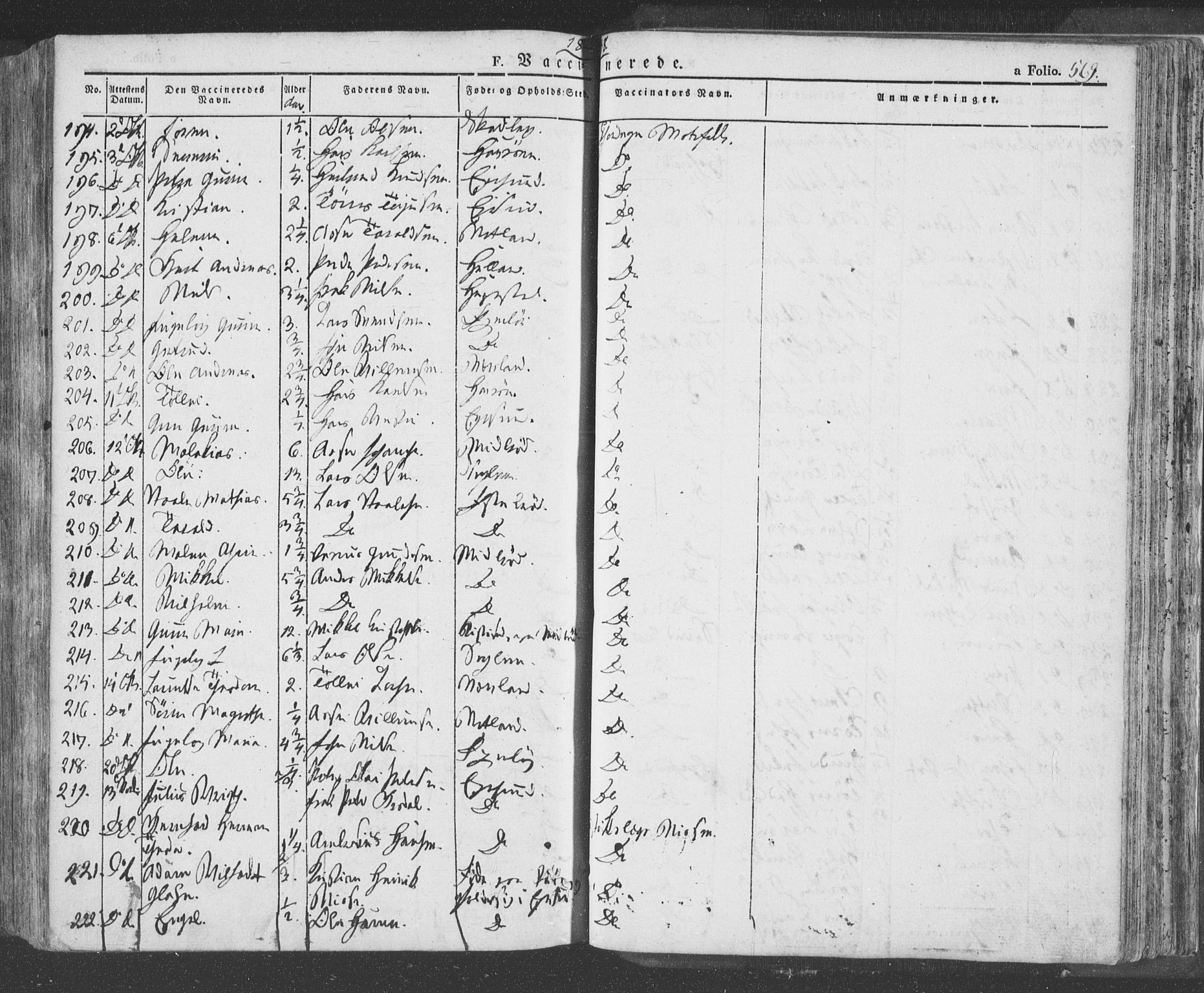 Eigersund sokneprestkontor, AV/SAST-A-101807/S08/L0009: Parish register (official) no. A 9, 1827-1850, p. 569