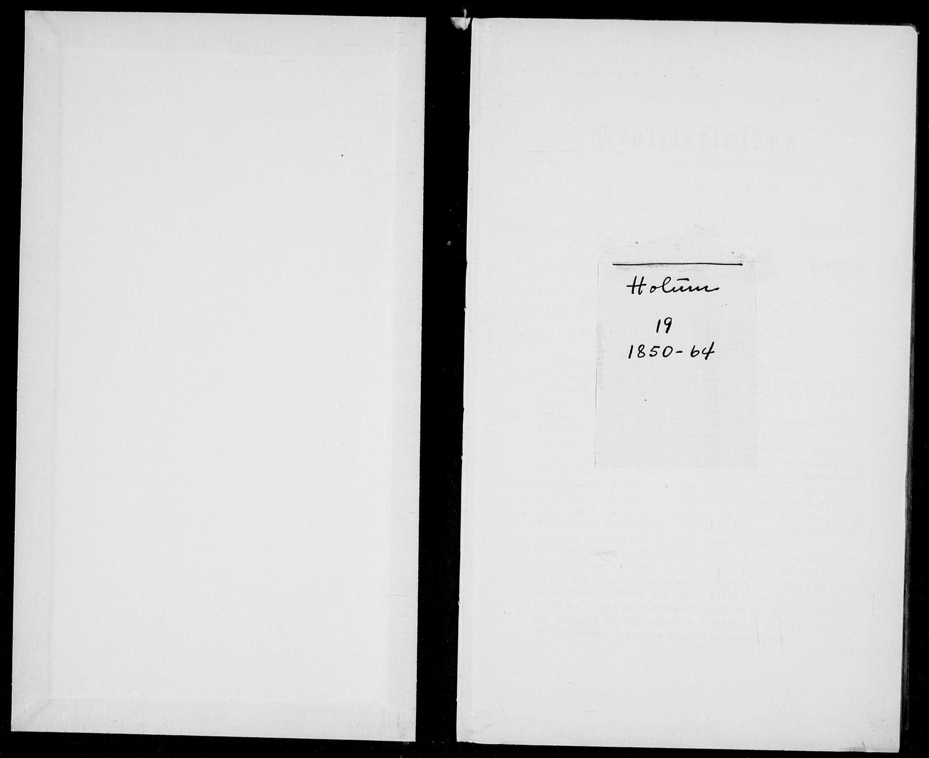 Holum sokneprestkontor, AV/SAK-1111-0022/F/Fa/Faa/L0005: Parish register (official) no. A 5, 1850-1864