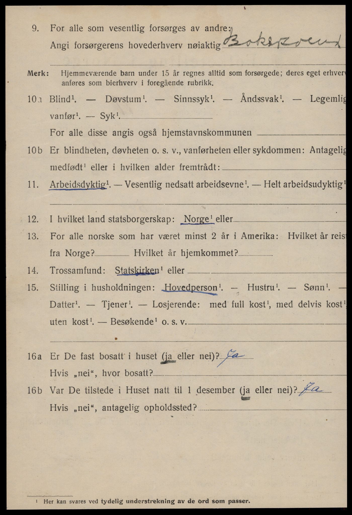 SAT, 1920 census for Ålesund, 1920, p. 14339