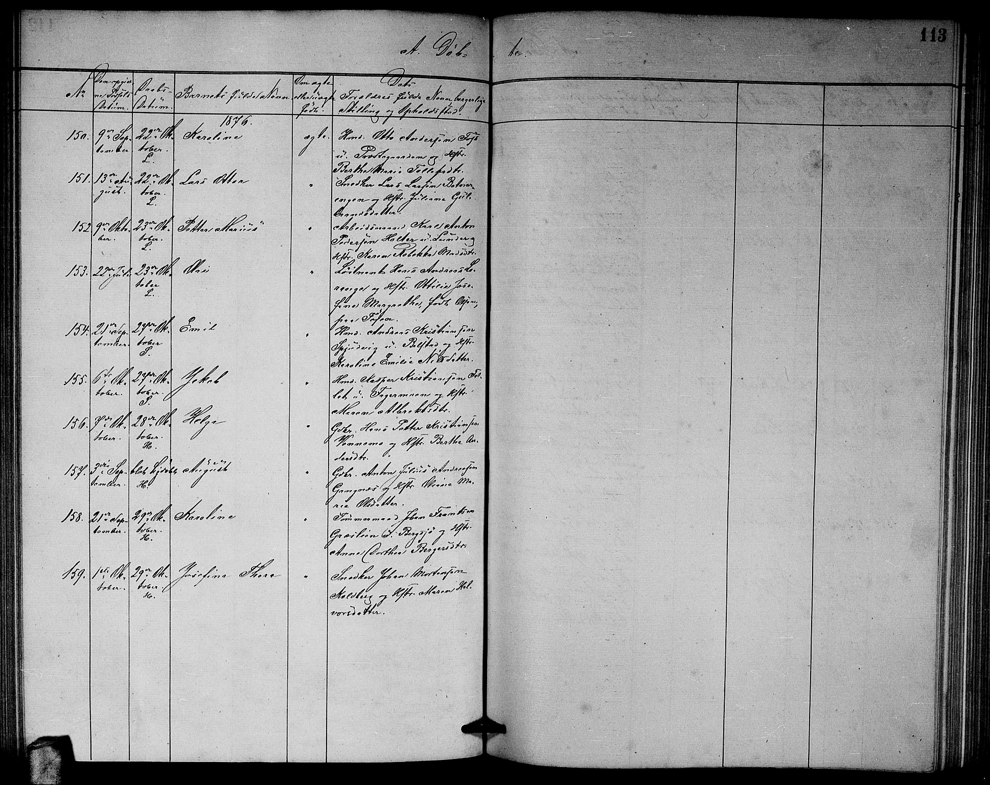 Høland prestekontor Kirkebøker, AV/SAO-A-10346a/G/Ga/L0006: Parish register (copy) no. I 6, 1869-1879, p. 113