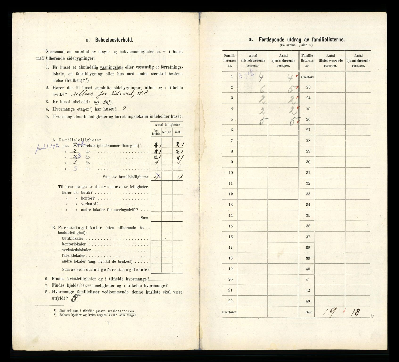 RA, 1910 census for Trondheim, 1910, p. 9356