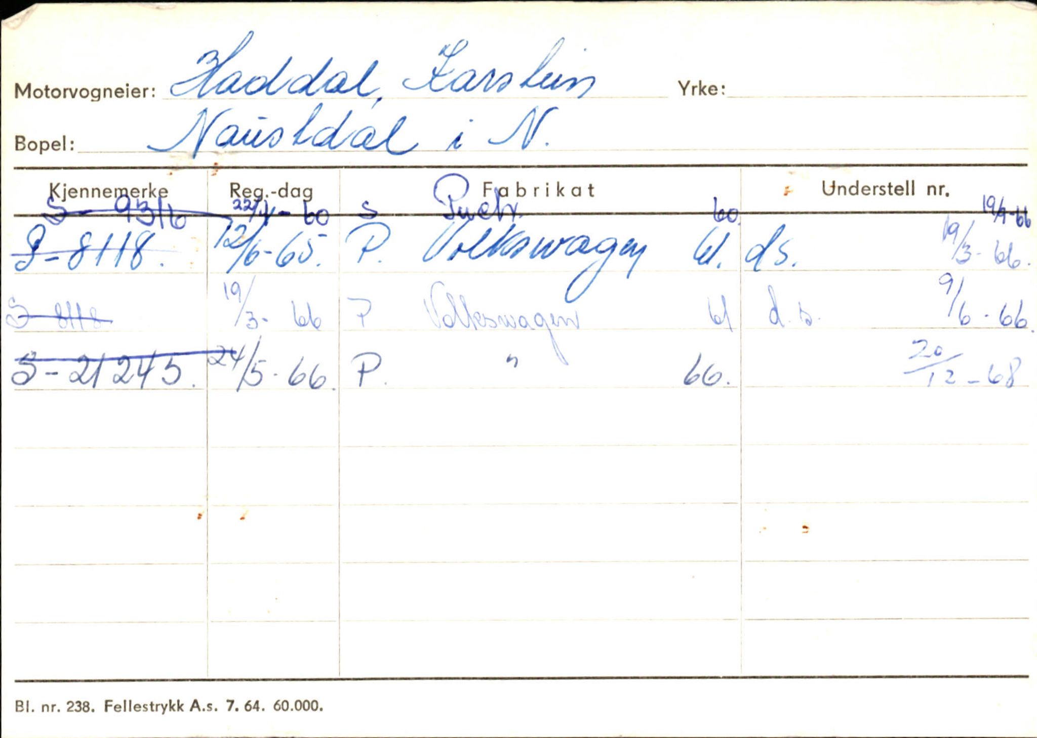 Statens vegvesen, Sogn og Fjordane vegkontor, AV/SAB-A-5301/4/F/L0129: Eigarregistrer Eid A-S, 1945-1975, p. 643