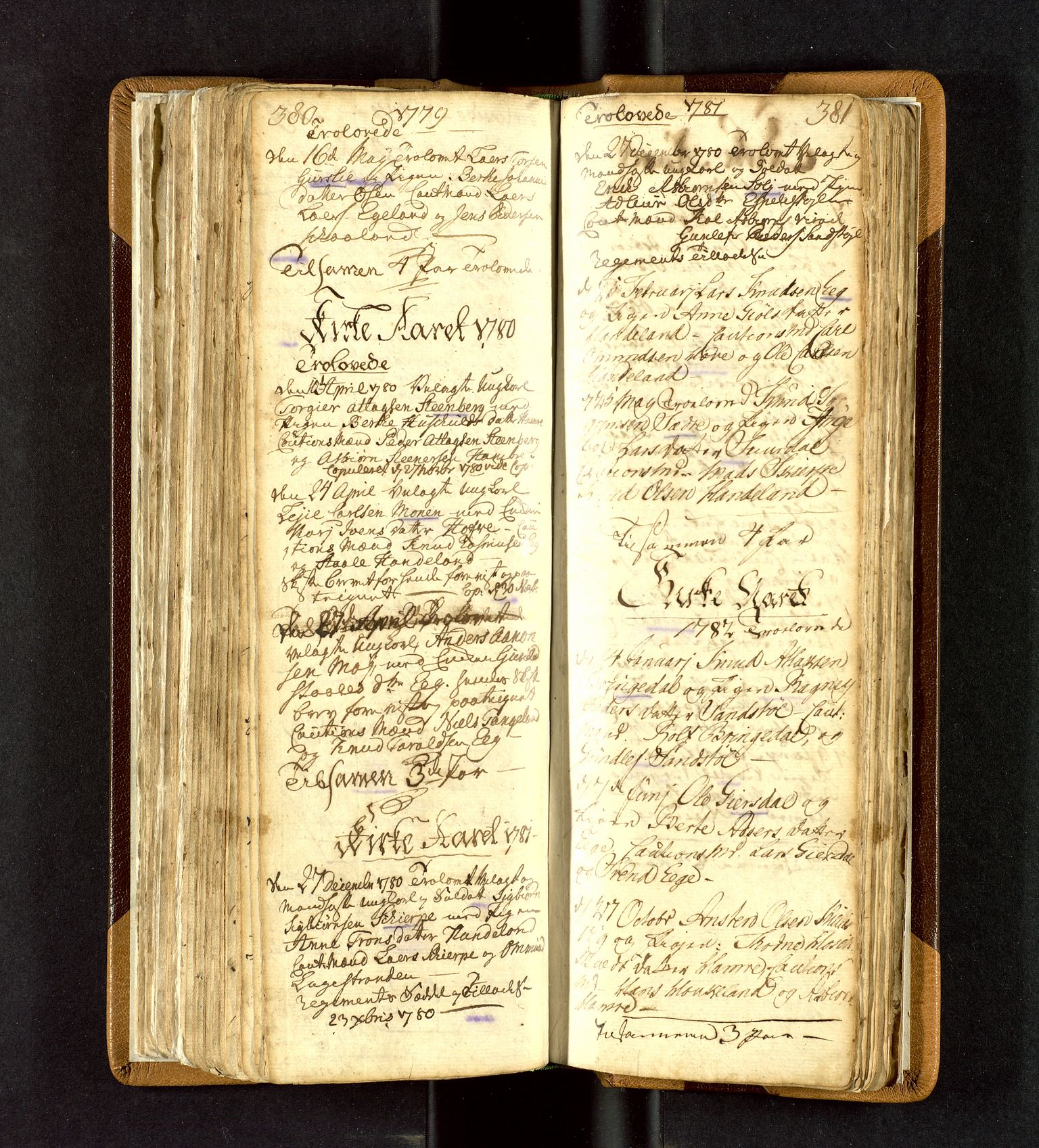 Lund sokneprestkontor, AV/SAST-A-101809/S06/L0003: Parish register (official) no. A 3, 1761-1801, p. 380-381