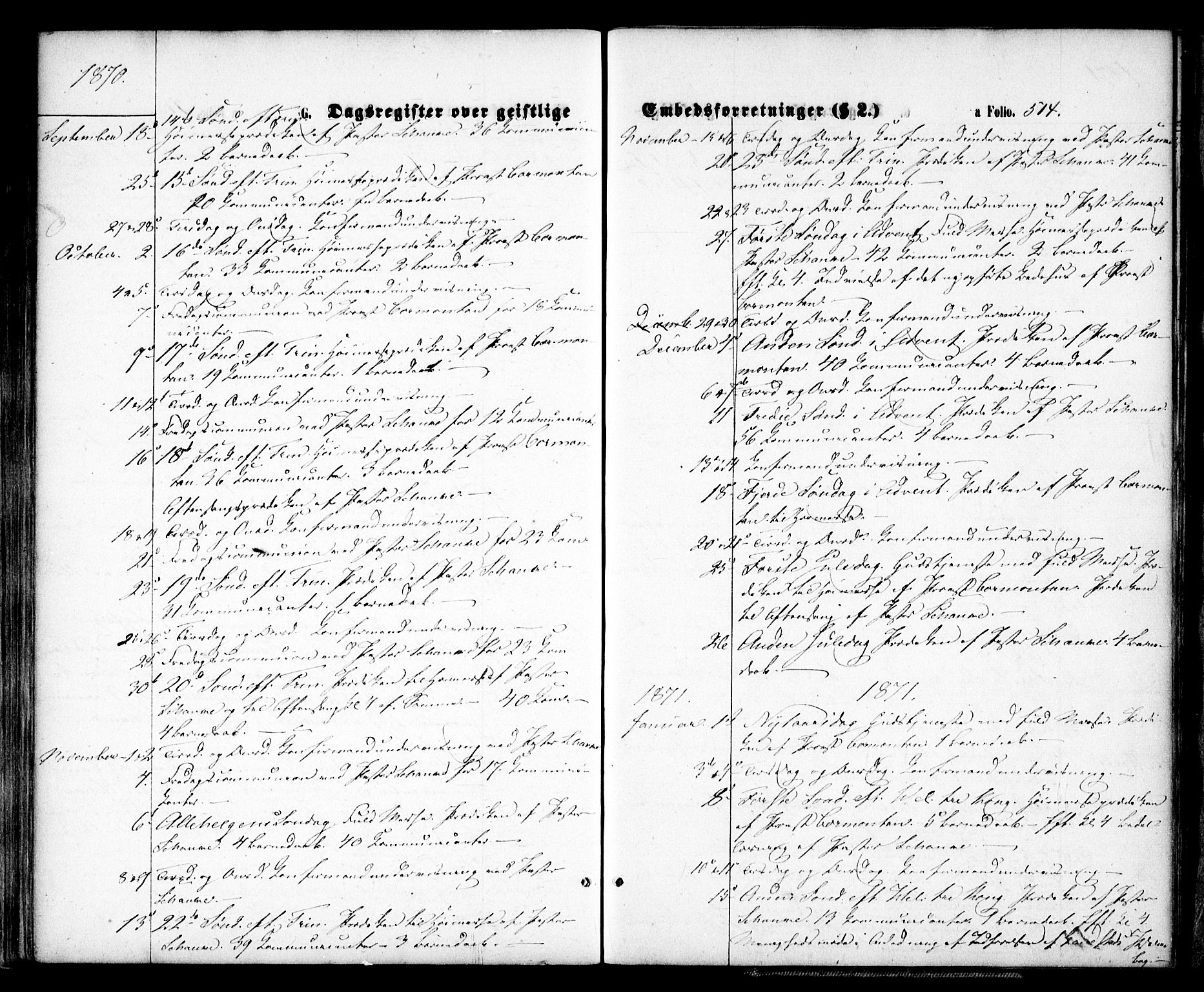 Arendal sokneprestkontor, Trefoldighet, SAK/1111-0040/F/Fa/L0007: Parish register (official) no. A 7, 1868-1878, p. 514