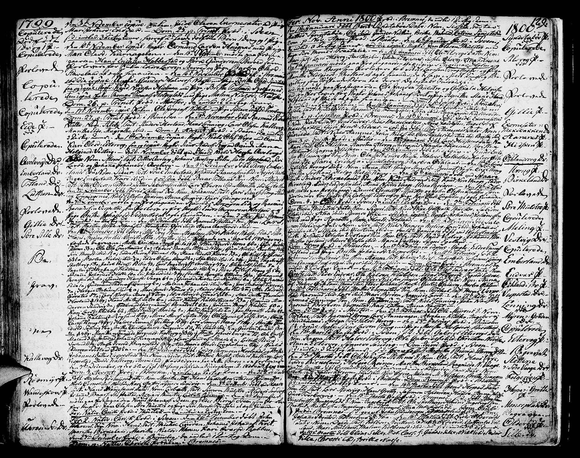 Finnås sokneprestembete, SAB/A-99925/H/Ha/Haa/Haaa/L0003: Parish register (official) no. A 3, 1765-1803, p. 129