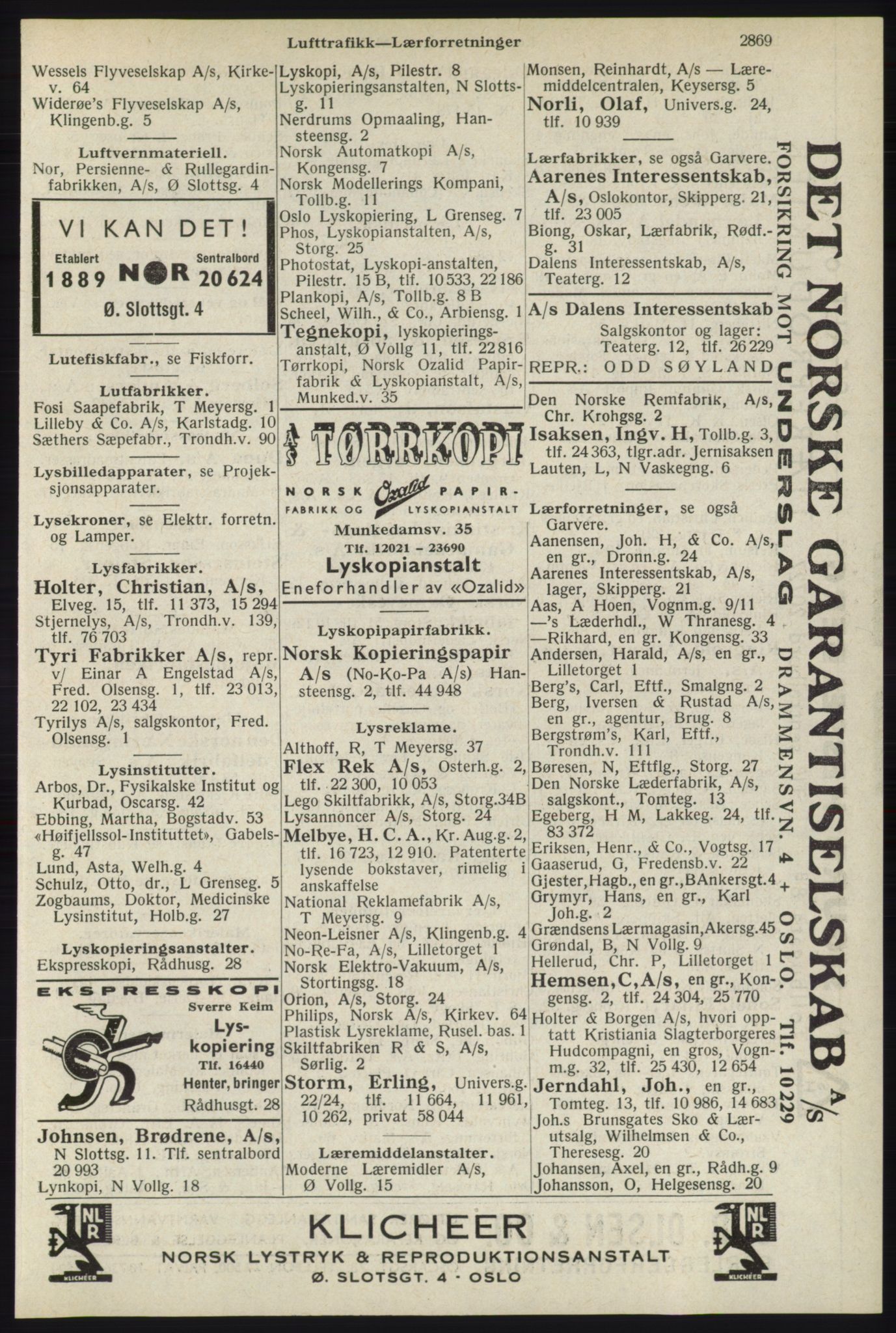 Kristiania/Oslo adressebok, PUBL/-, 1940, p. 2819
