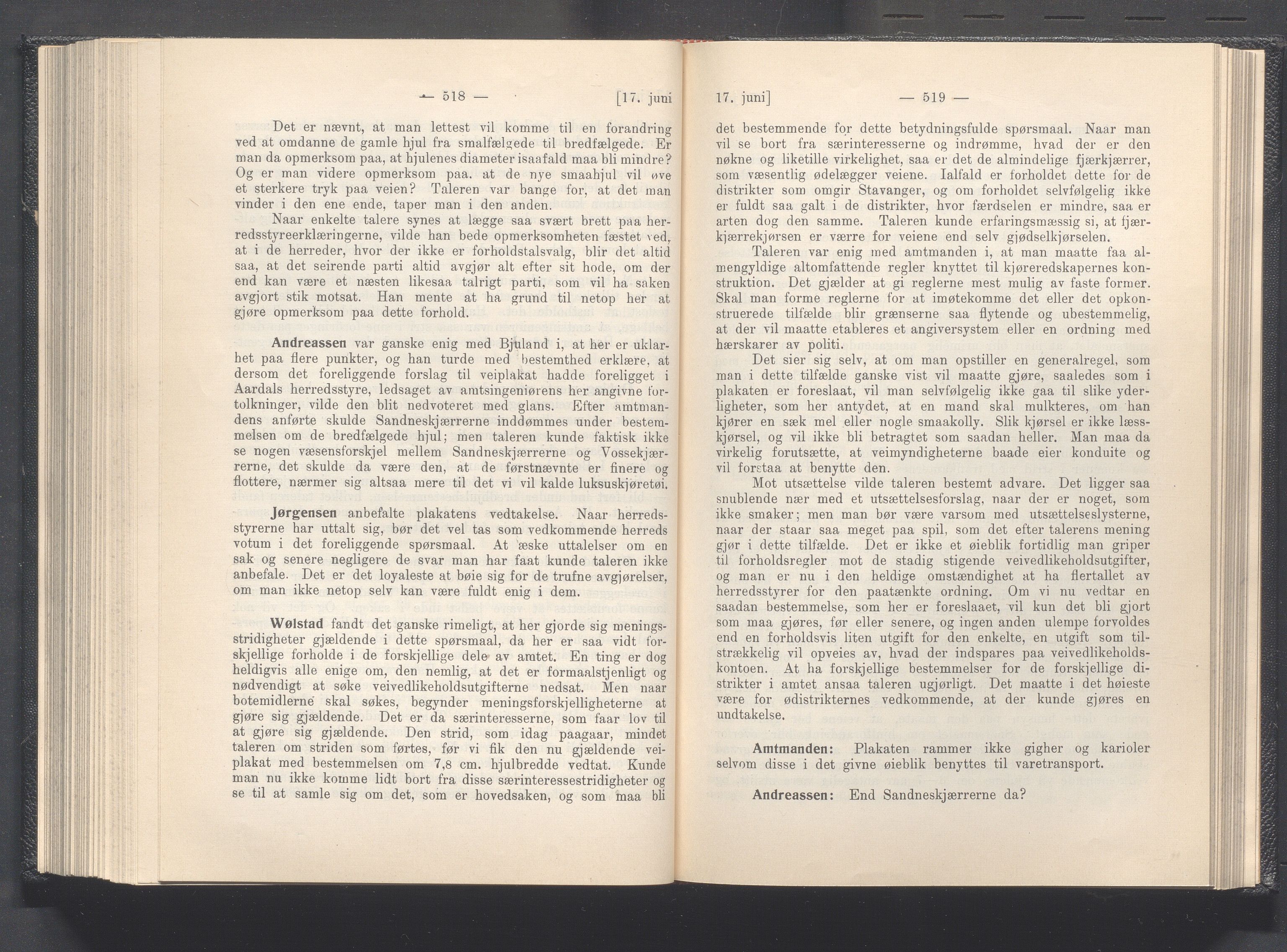 Rogaland fylkeskommune - Fylkesrådmannen , IKAR/A-900/A, 1911, p. 271