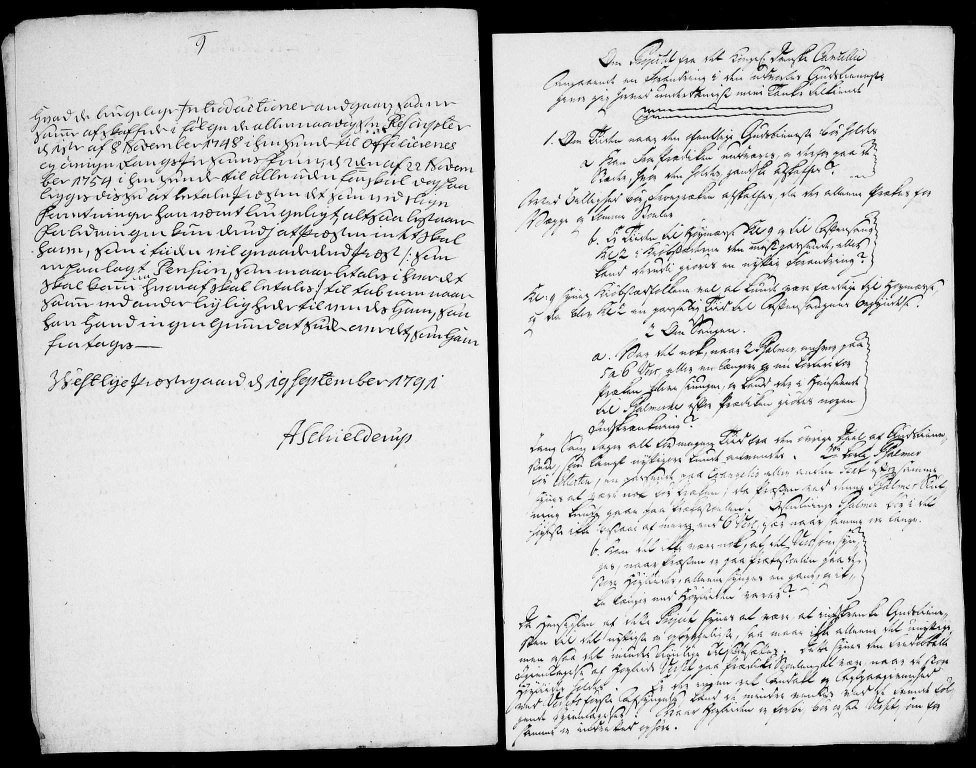 Danske Kanselli, Skapsaker, RA/EA-4061/F/L0126: Skap 16, pakke 74-76 II, 1789-1792, p. 306