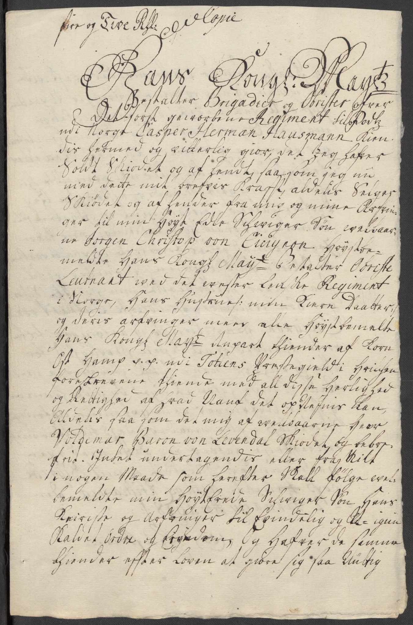 Rentekammeret inntil 1814, Reviderte regnskaper, Fogderegnskap, RA/EA-4092/R18/L1311: Fogderegnskap Hadeland, Toten og Valdres, 1713, p. 6