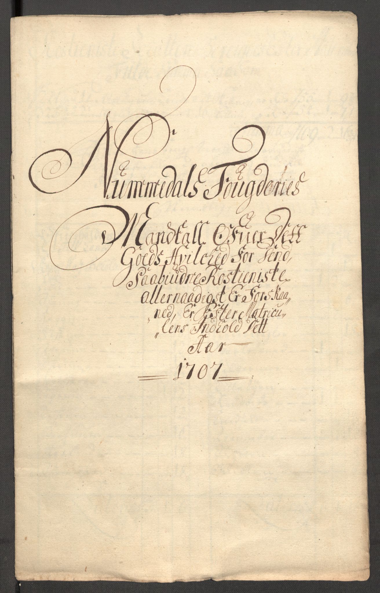 Rentekammeret inntil 1814, Reviderte regnskaper, Fogderegnskap, RA/EA-4092/R64/L4430: Fogderegnskap Namdal, 1707-1708, p. 209