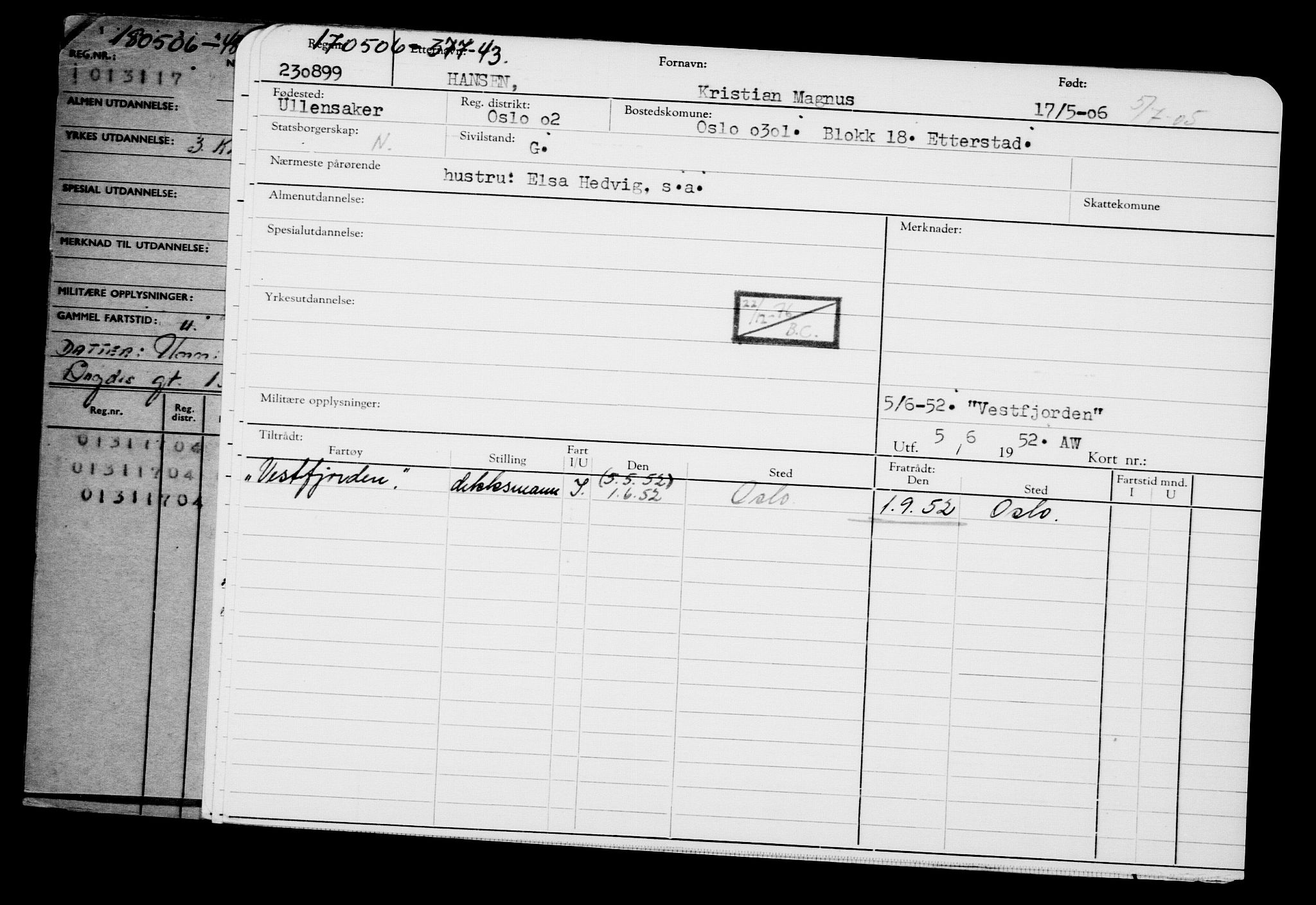 Direktoratet for sjømenn, AV/RA-S-3545/G/Gb/L0065: Hovedkort, 1906, p. 212