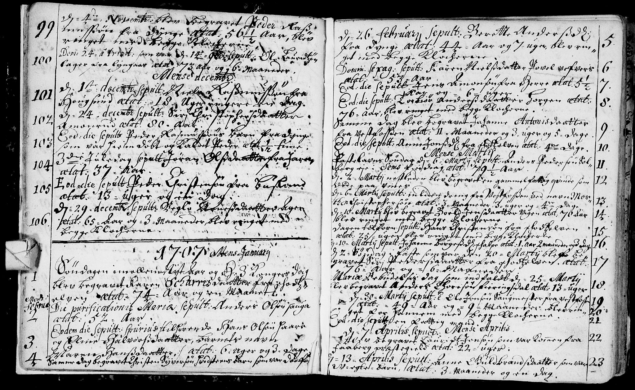 Eiker kirkebøker, SAKO/A-4/F/Fa/L0006: Parish register (official) no. I 6 /1, 1705-1733