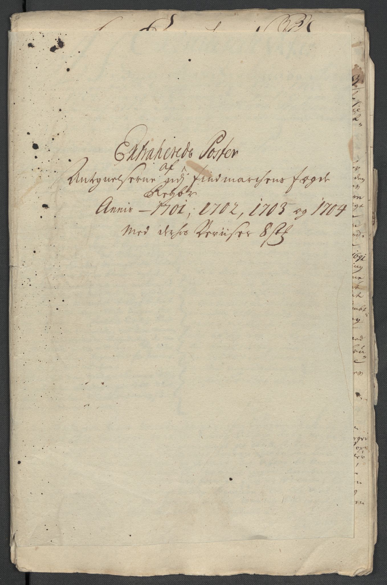 Rentekammeret inntil 1814, Reviderte regnskaper, Fogderegnskap, AV/RA-EA-4092/R69/L4852: Fogderegnskap Finnmark/Vardøhus, 1701-1704, p. 570
