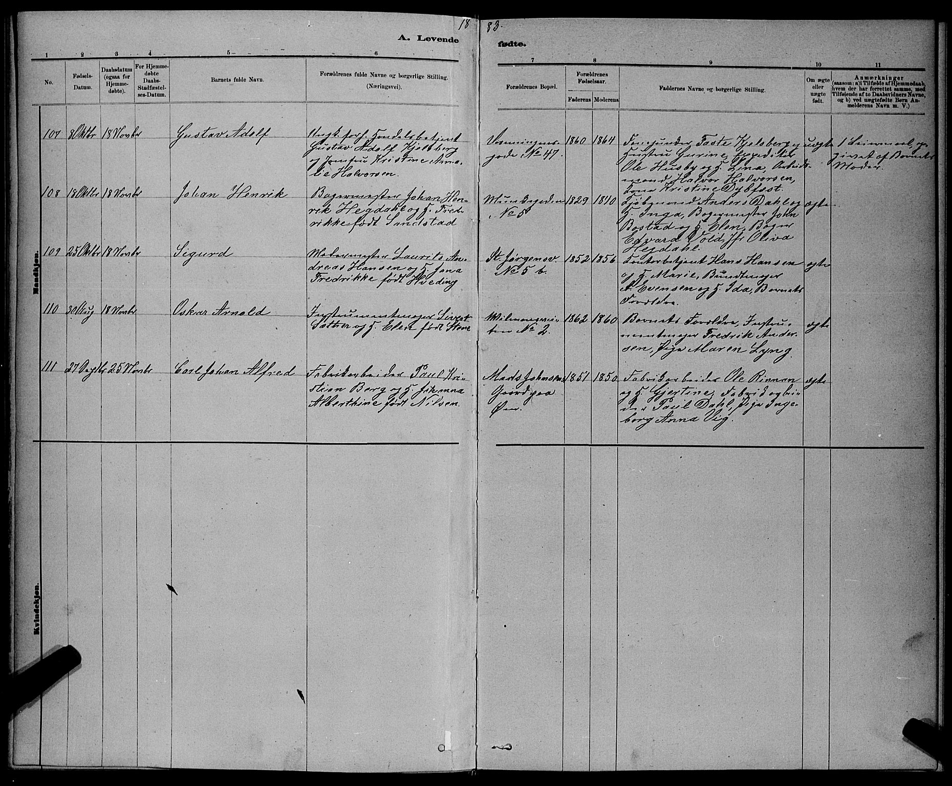 Ministerialprotokoller, klokkerbøker og fødselsregistre - Sør-Trøndelag, SAT/A-1456/601/L0091: Parish register (copy) no. 601C09, 1878-1883