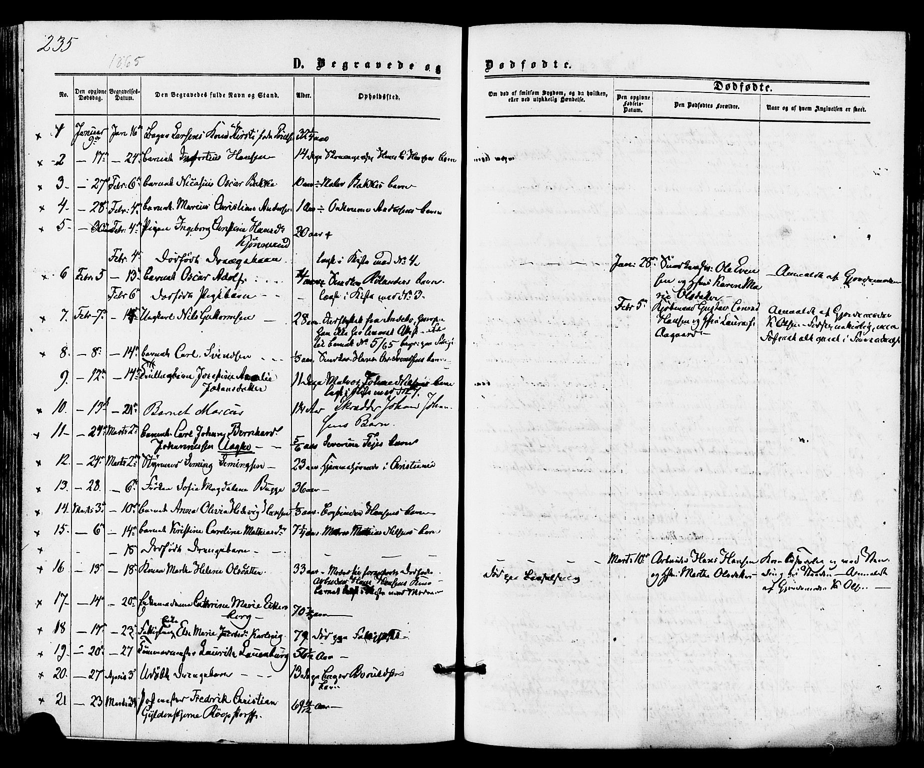 Tønsberg kirkebøker, SAKO/A-330/F/Fa/L0009: Parish register (official) no. I 9, 1865-1873, p. 235