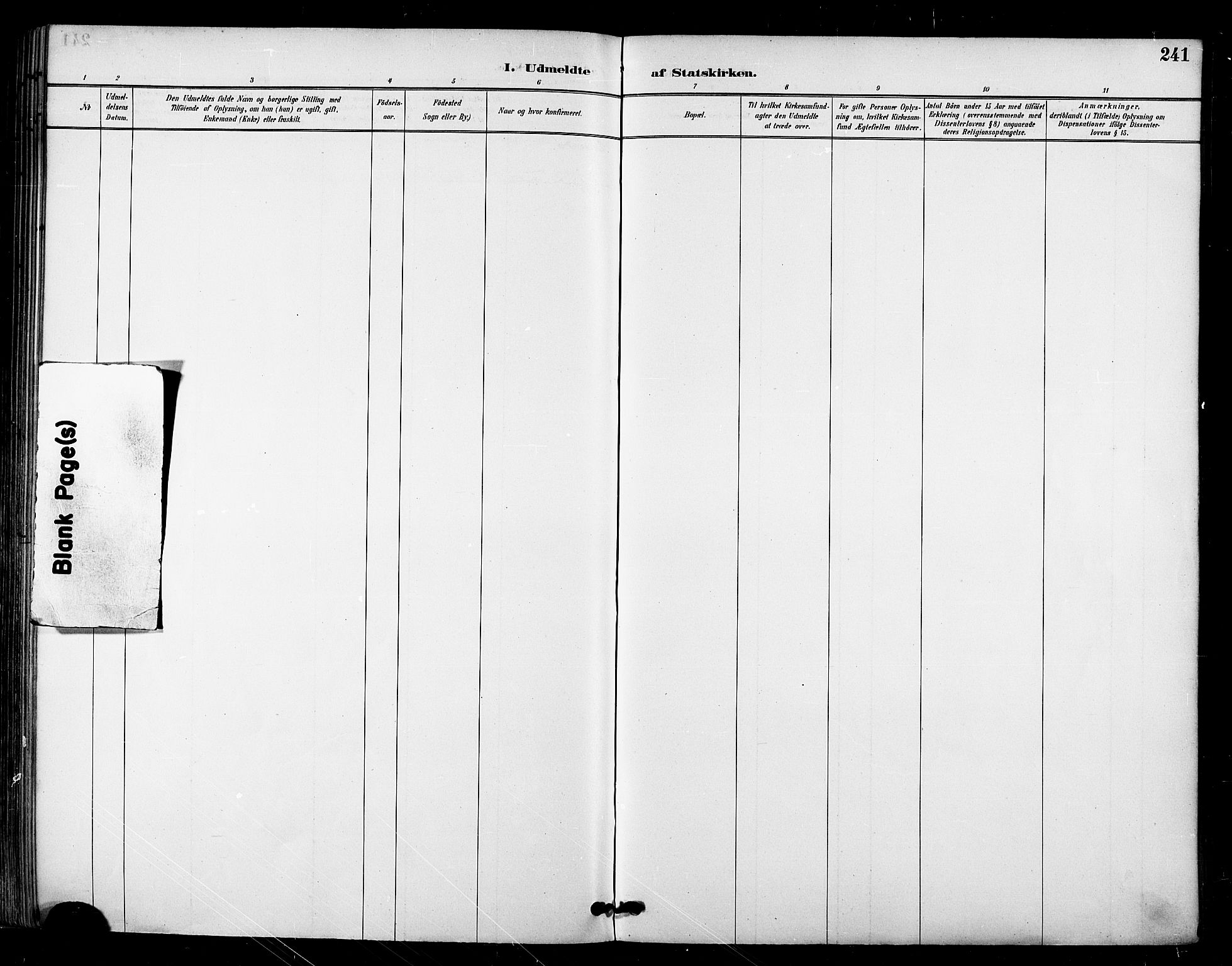 Talvik sokneprestkontor, SATØ/S-1337/H/Ha/L0013kirke: Parish register (official) no. 13, 1886-1897, p. 241