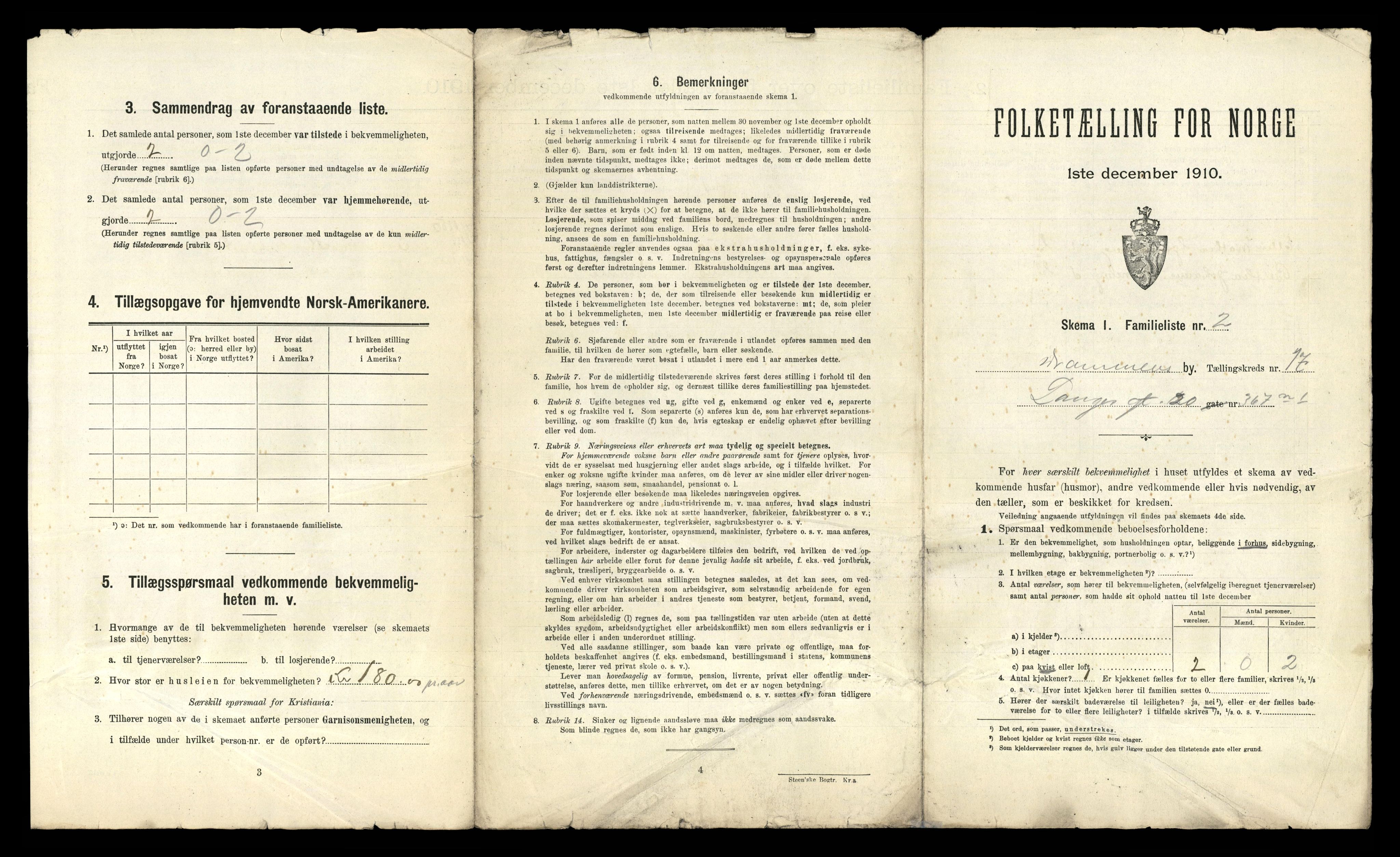 RA, 1910 census for Drammen, 1910, p. 11606