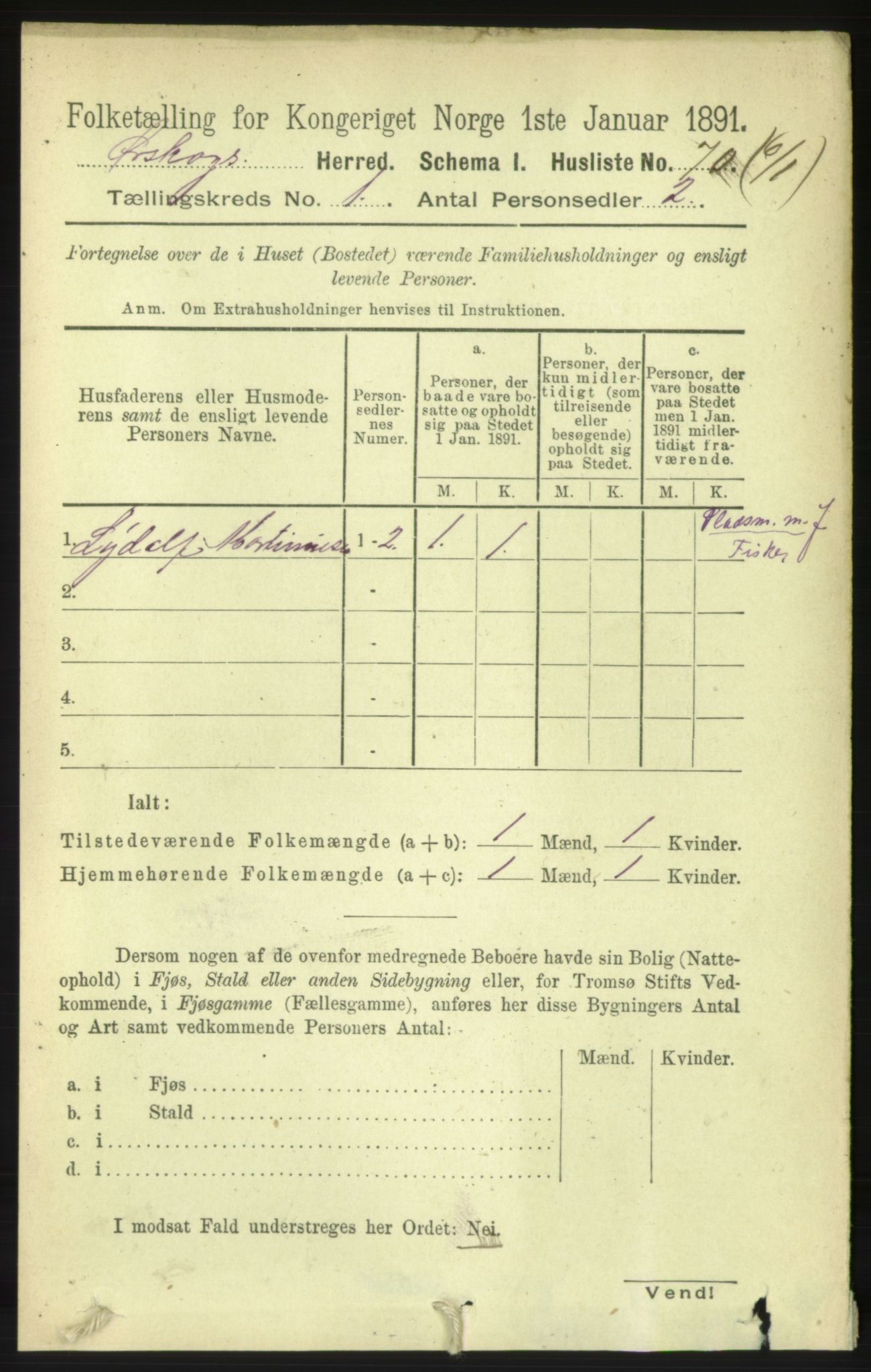 RA, 1891 census for 1527 Ørskog, 1891, p. 89