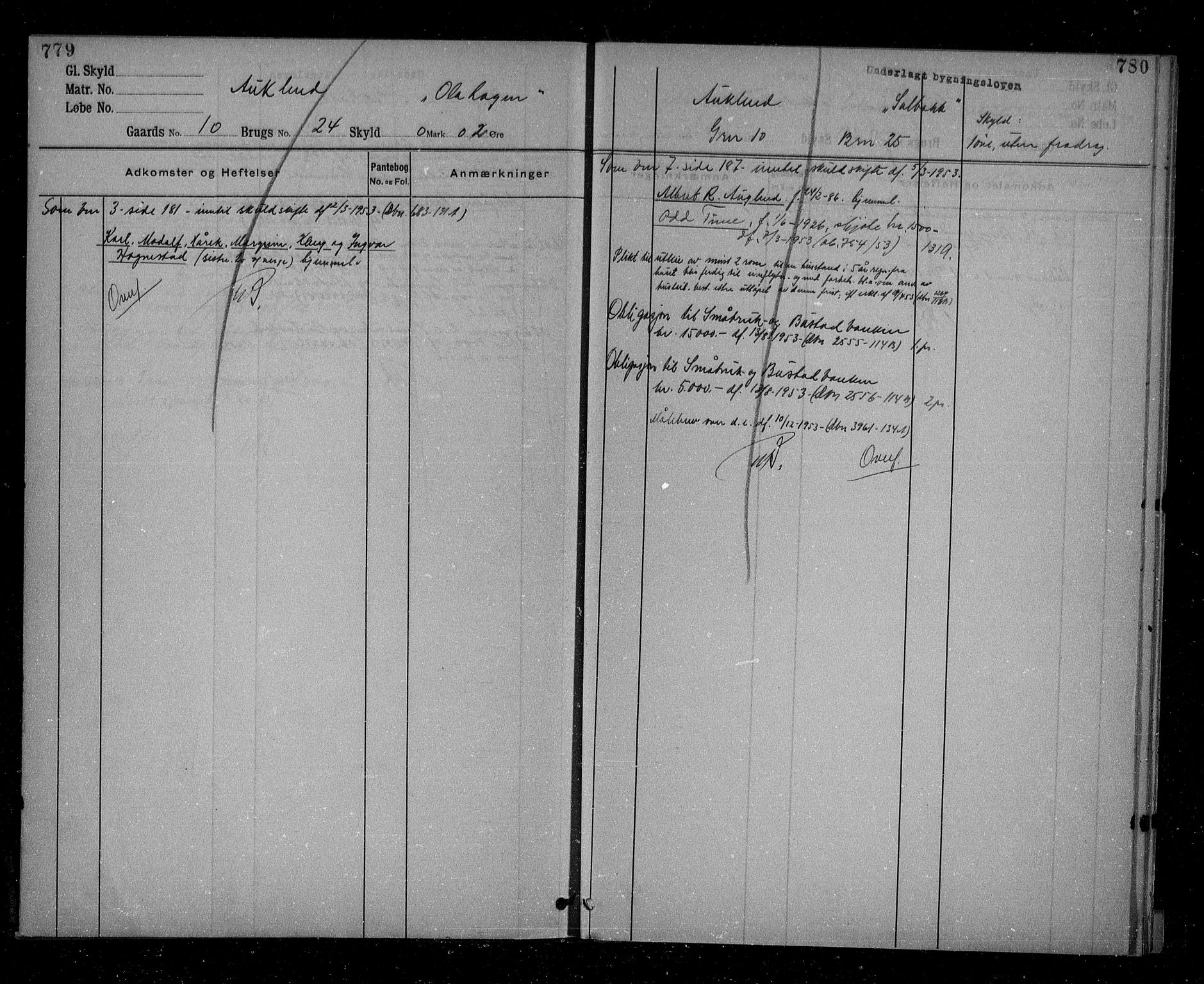 Jæren sorenskriveri, AV/SAST-A-100310/01/4/41/41ABI/L0002: Mortgage register no. 41 ABI2, 1912, p. 779-780