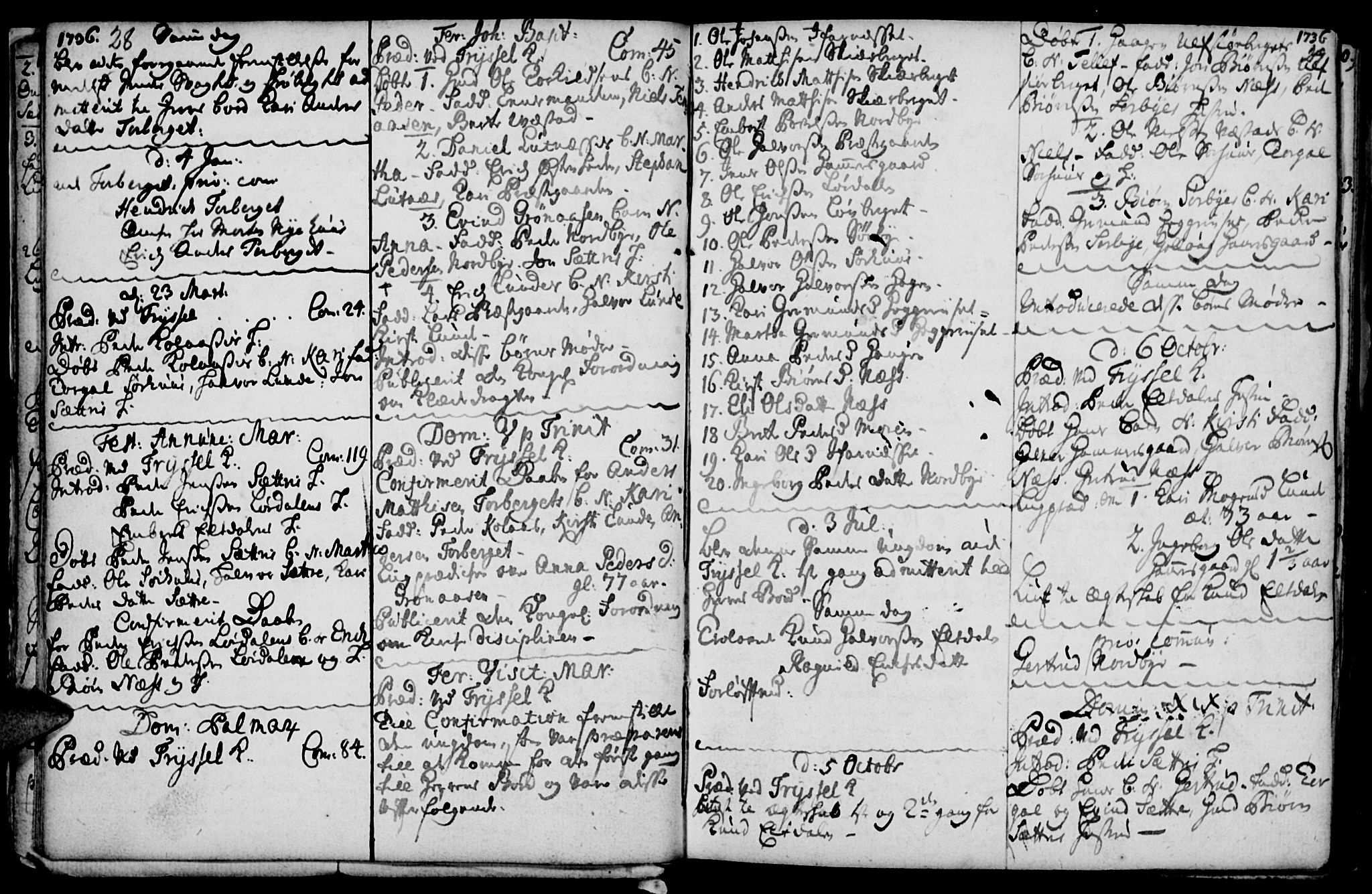 Elverum prestekontor, AV/SAH-PREST-044/H/Ha/Haa/L0001: Parish register (official) no. 1, 1730-1760, p. 28-29