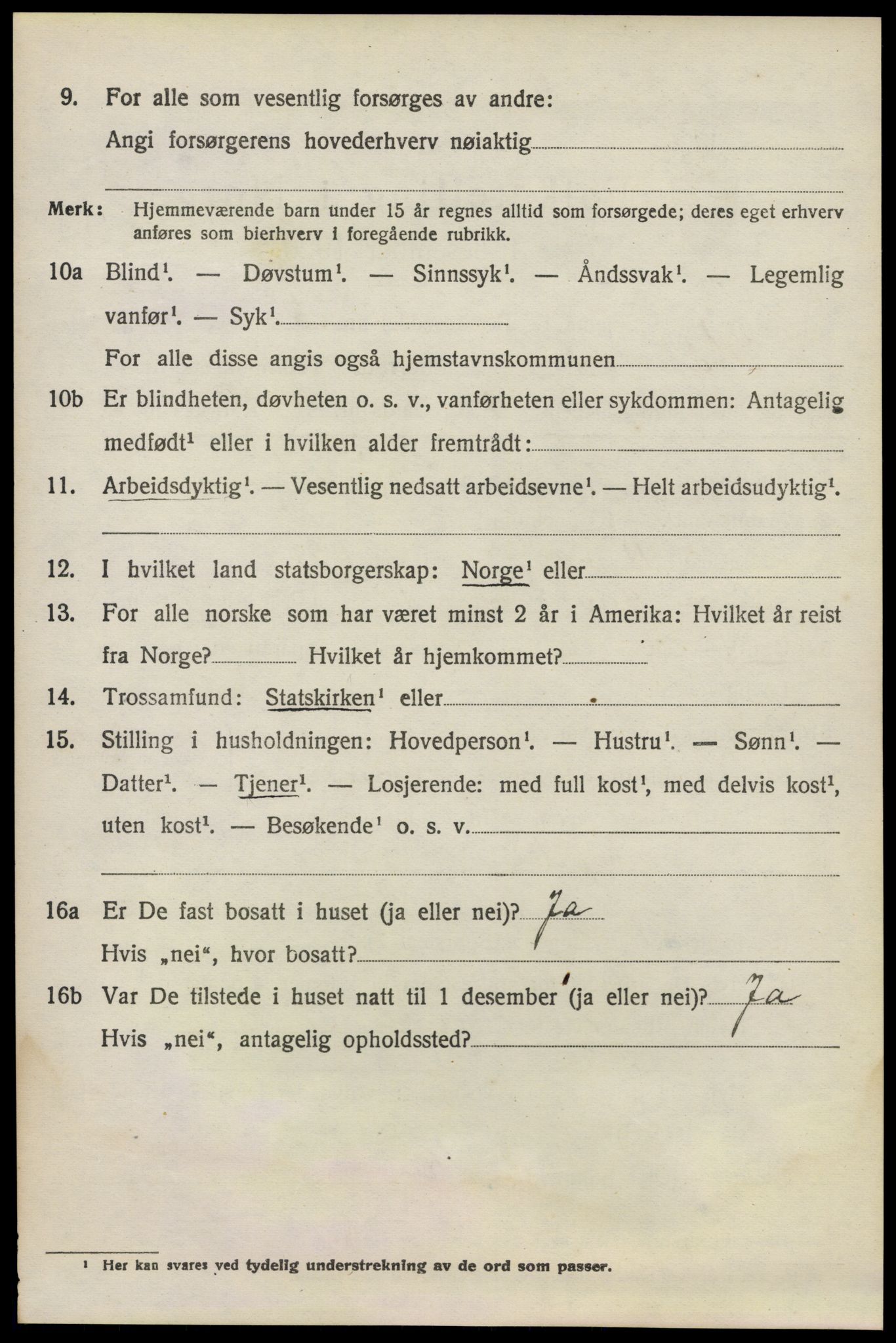 SAO, 1920 census for Kråkstad, 1920, p. 2712