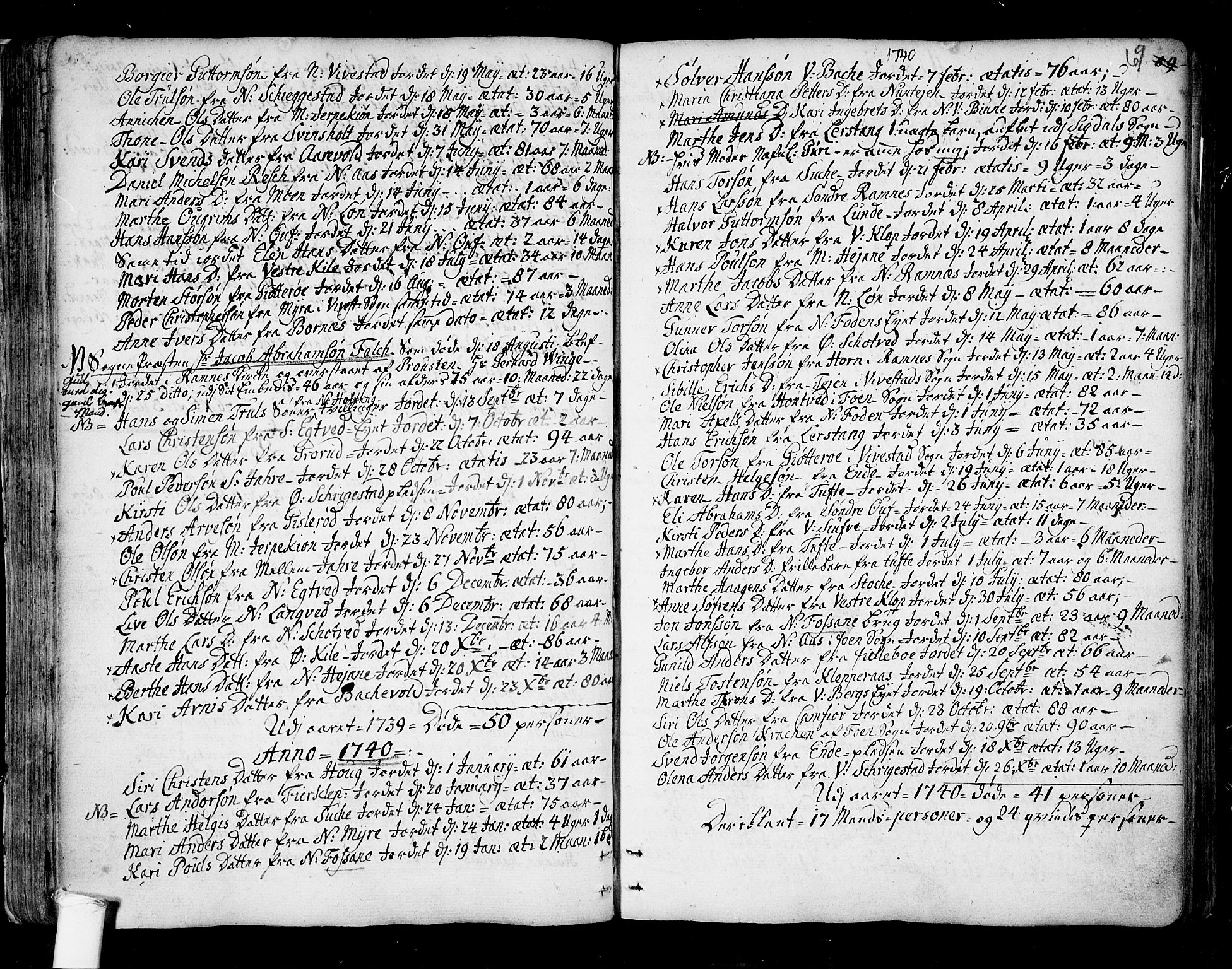 Ramnes kirkebøker, SAKO/A-314/F/Fa/L0001: Parish register (official) no. I 1, 1732-1774, p. 69